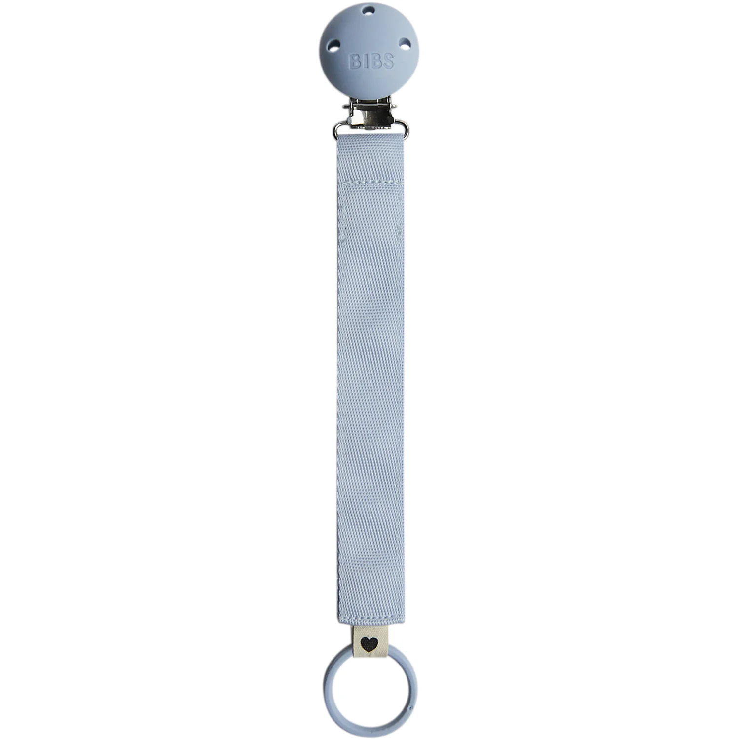 Bibs Dusty Blue Pacifier & Clip Gift Set Pin & Block Latex - Image 5