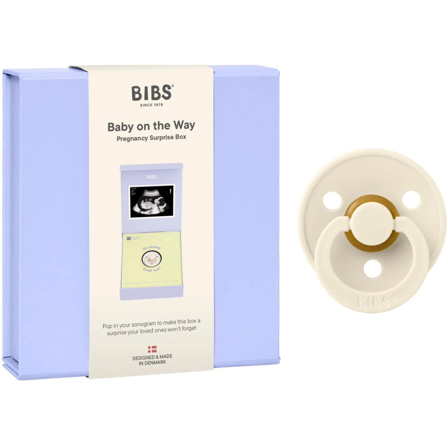 Bibs Ivory Gift Set Baby On The Way Latex