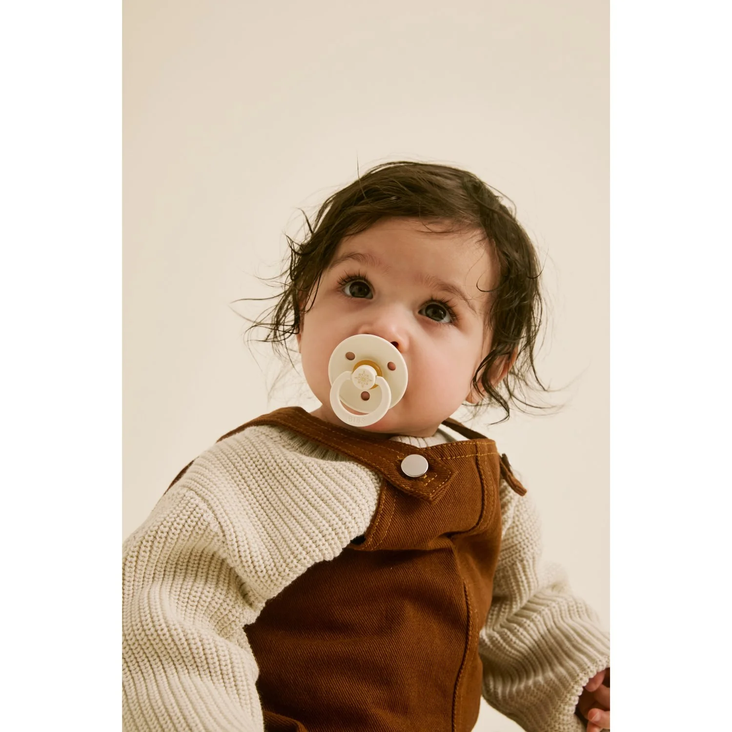 Bibs Ivory Gold Pacifier Studio Colour 2 Pack Noor Latex - Image 10