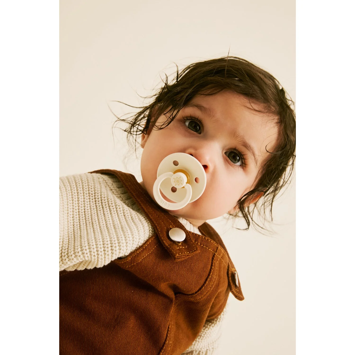 Bibs Ivory Gold Pacifier Studio Colour 2 Pack Noor Latex - Image 13