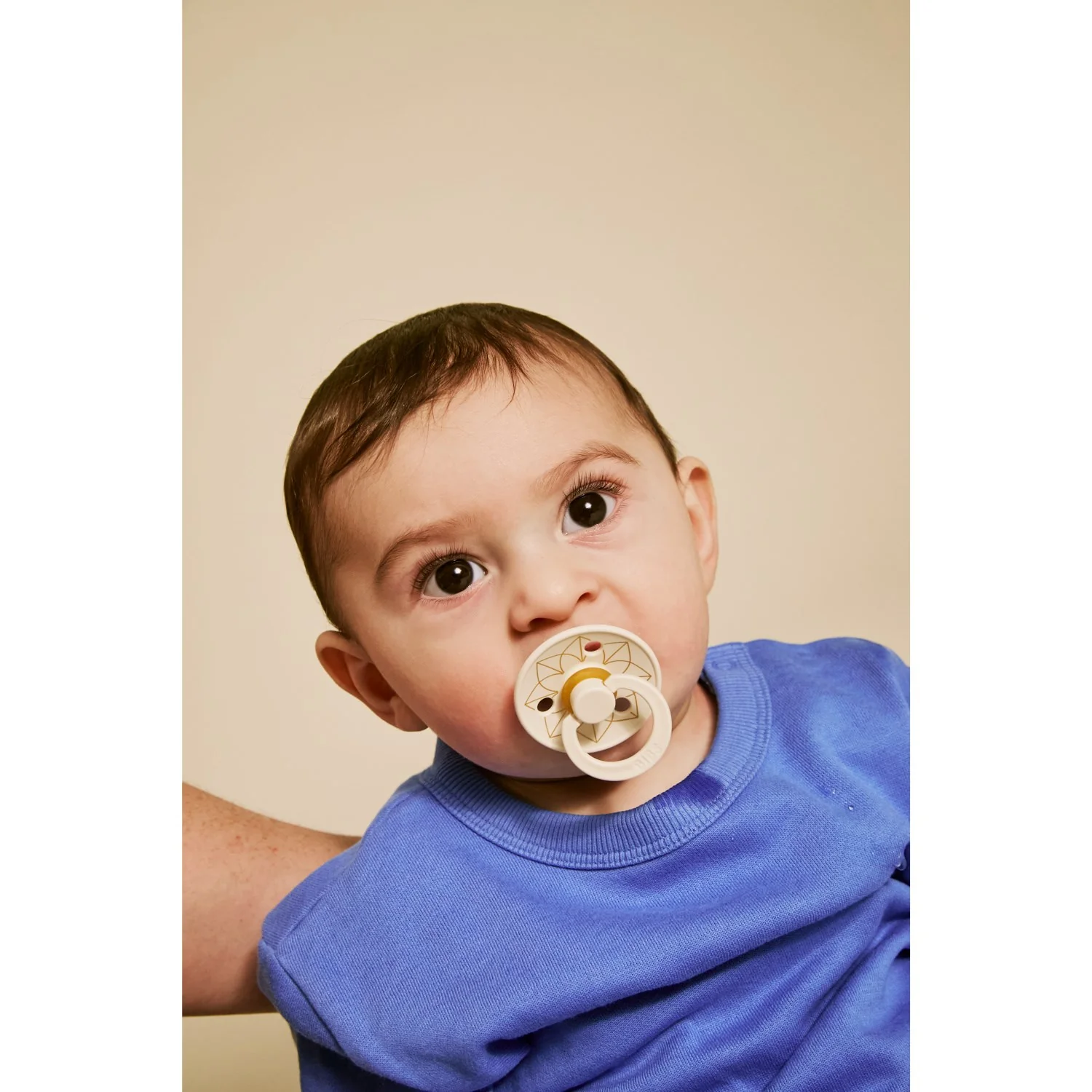 Bibs Ivory Gold Pacifier Studio Colour 2 Pack Noor Latex - Image 5