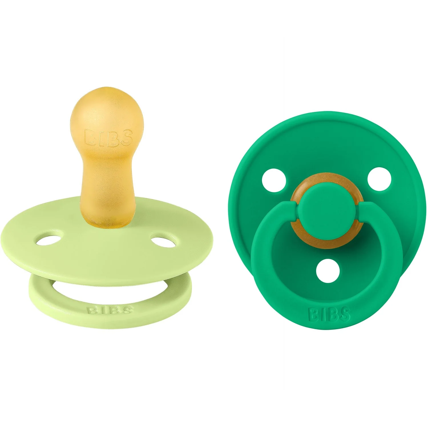 Bibs Matcha/Cactus Pacifier Colour 2-Pack Latex - Image 5