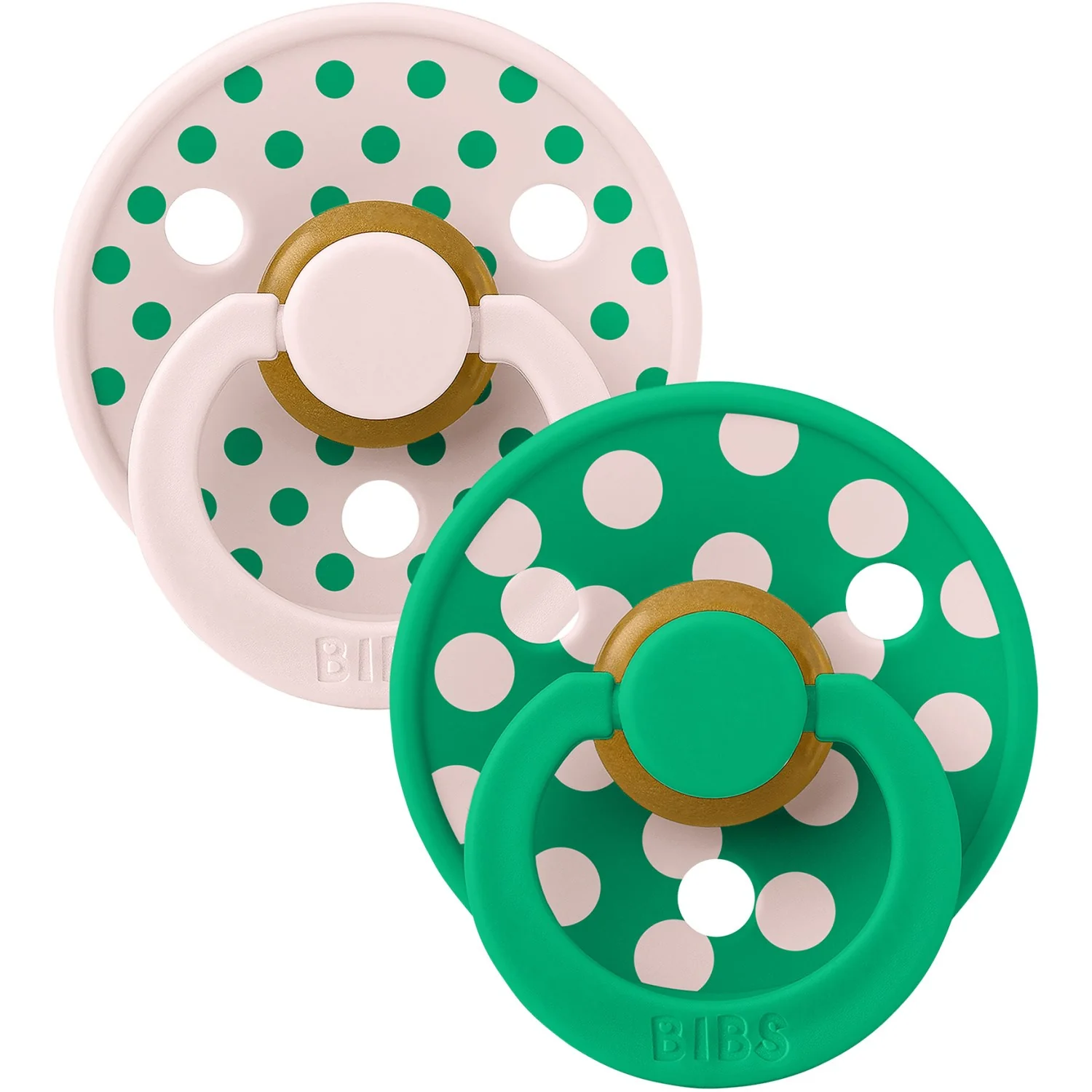 Bibs Petal/Cactus Pacifier Studio Colour 2-Pack Polka Latex - Image 7