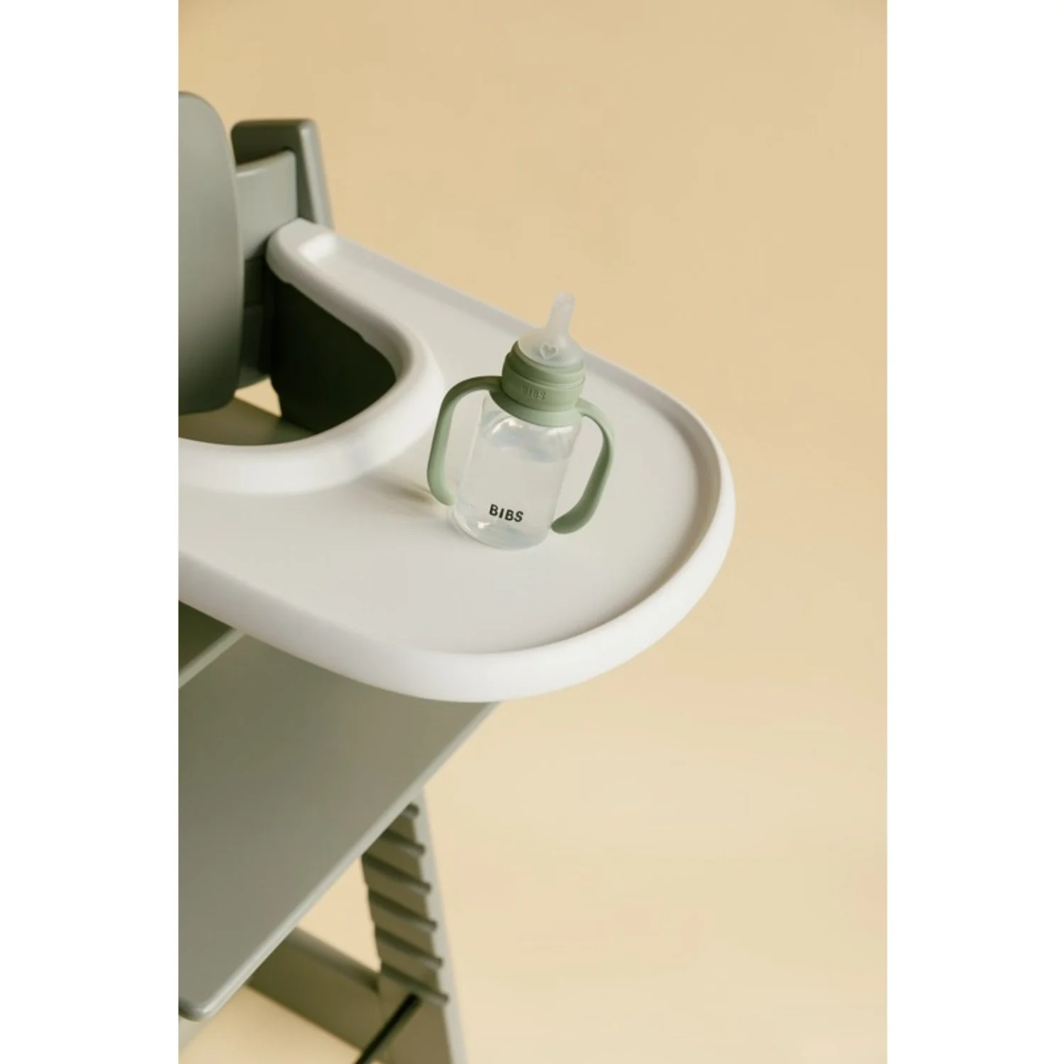 Bibs Sage Baby Sippy Bottle Spout Round Silicone Slow Flow - Image 5
