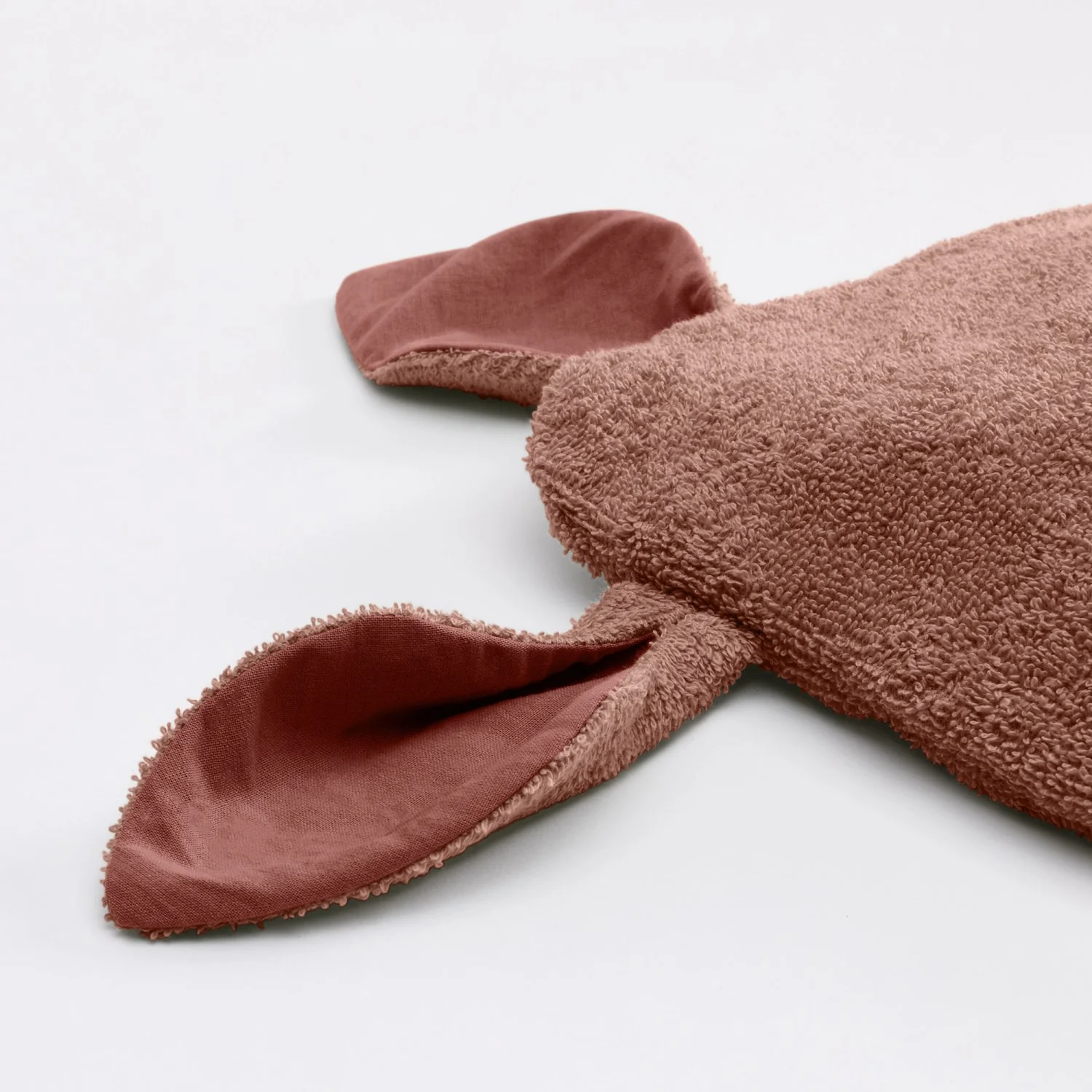 Bibs Woodchuck Kangaroo Hoodie Towel Baby - Image 2