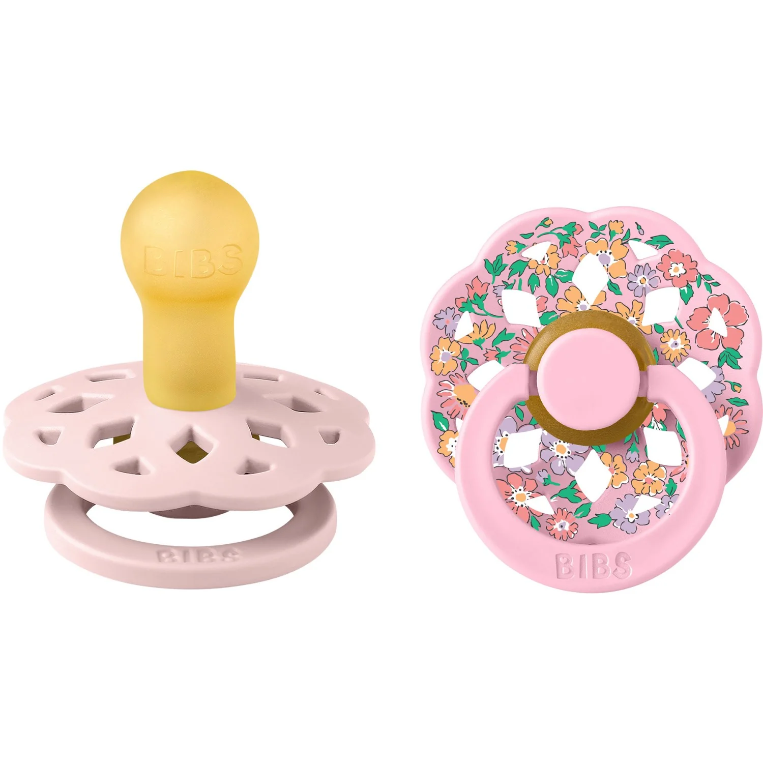 Bibs X Liberty Blossom Mix Pacifier Boheme 2-Pack Oscar Meadow Latex - Image 2