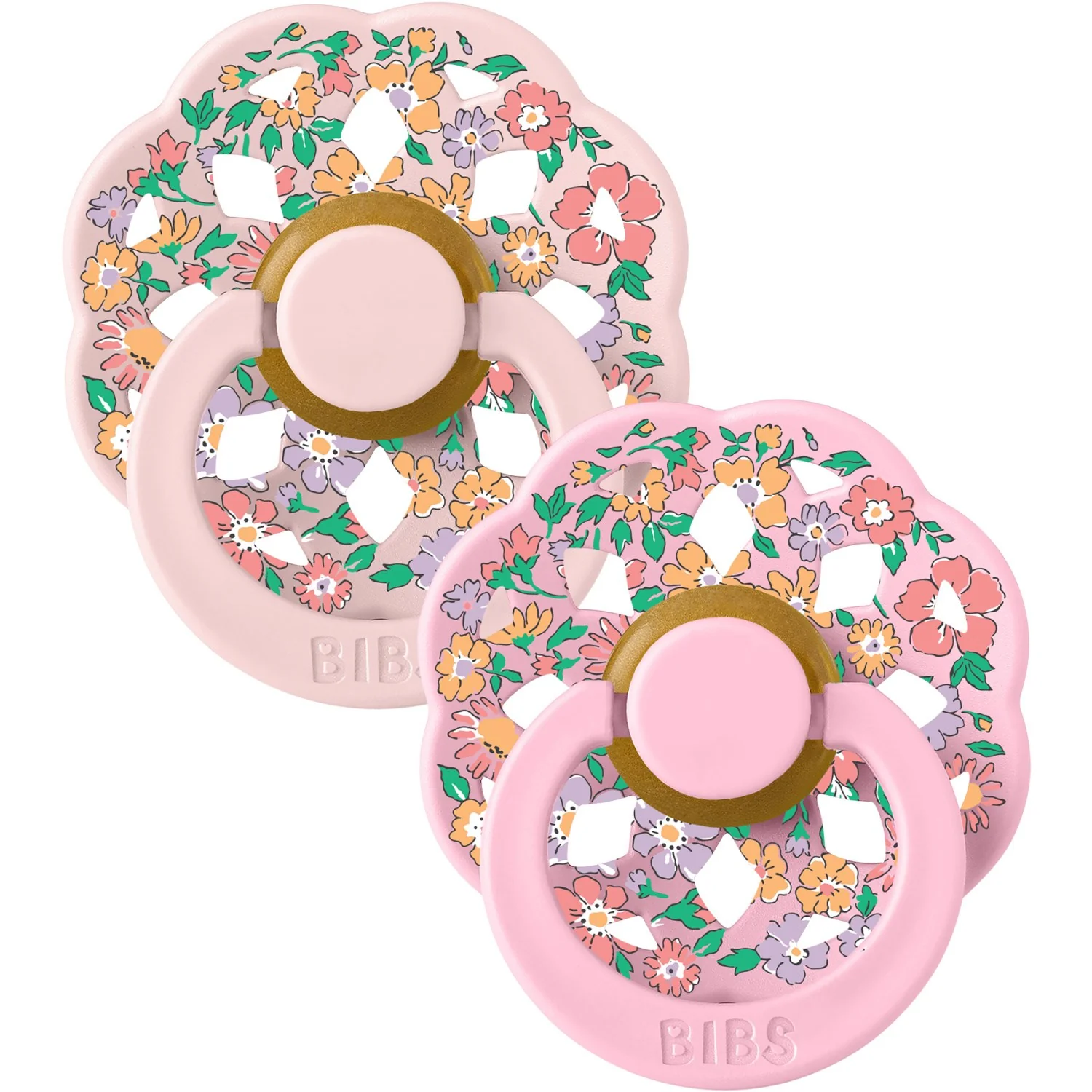 Bibs X Liberty Blossom Mix Pacifier Boheme 2-Pack Oscar Meadow Latex - Image 3