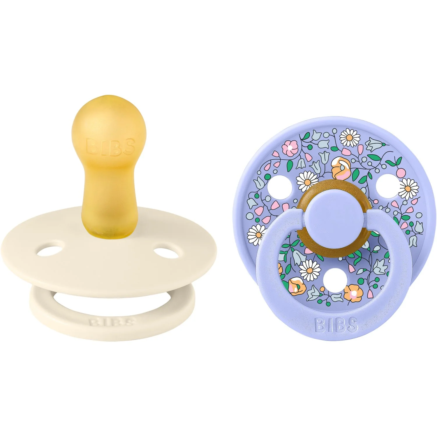 Bibs X Liberty Ivory Mix Pacifier Colour 2-Pack Chloe Meadow Latex - Image 6
