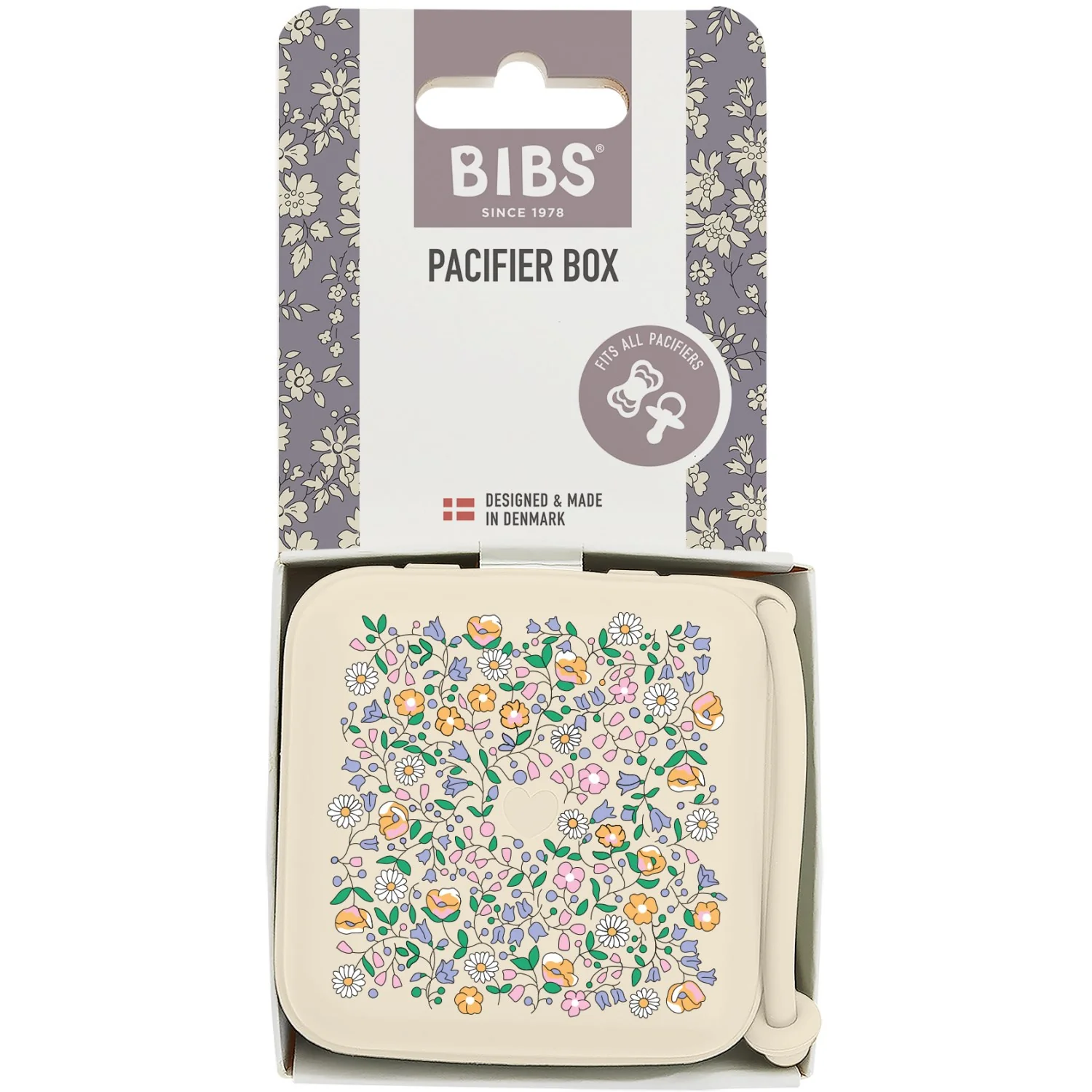 Bibs X Liberty Ivory Pacifier Box Chloe Meadow - Image 3