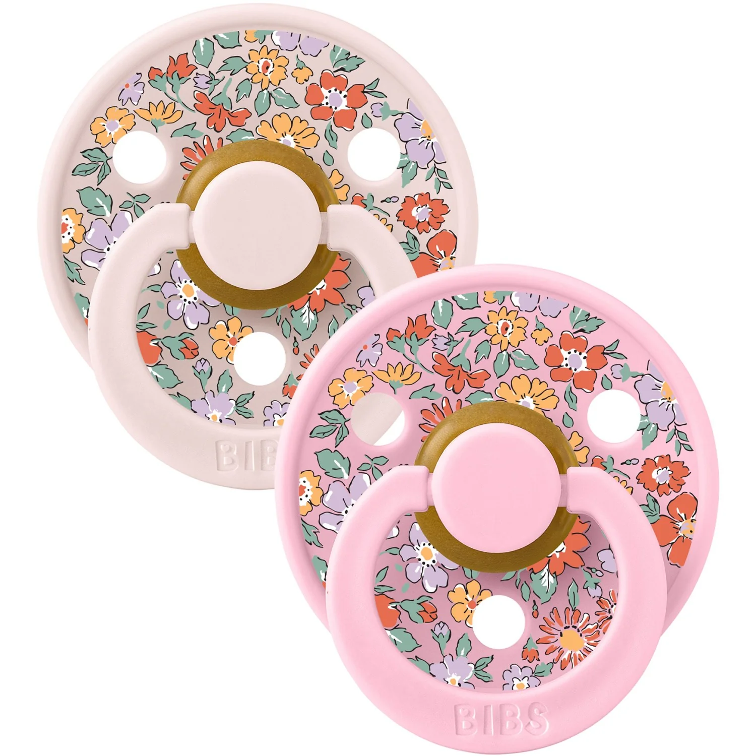 Bibs X Liberty Petal Mix Pacifier Colour 2-Pack Oscar Meadow Latex - Image 7