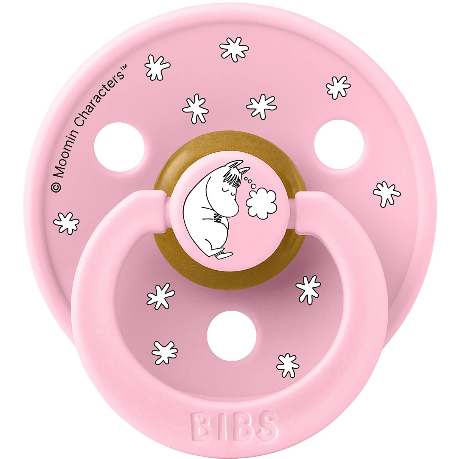 Bibs X Moomin Baby Pink Mix Pacifier Colour 2-Pack Dreaming Latex - Image 17