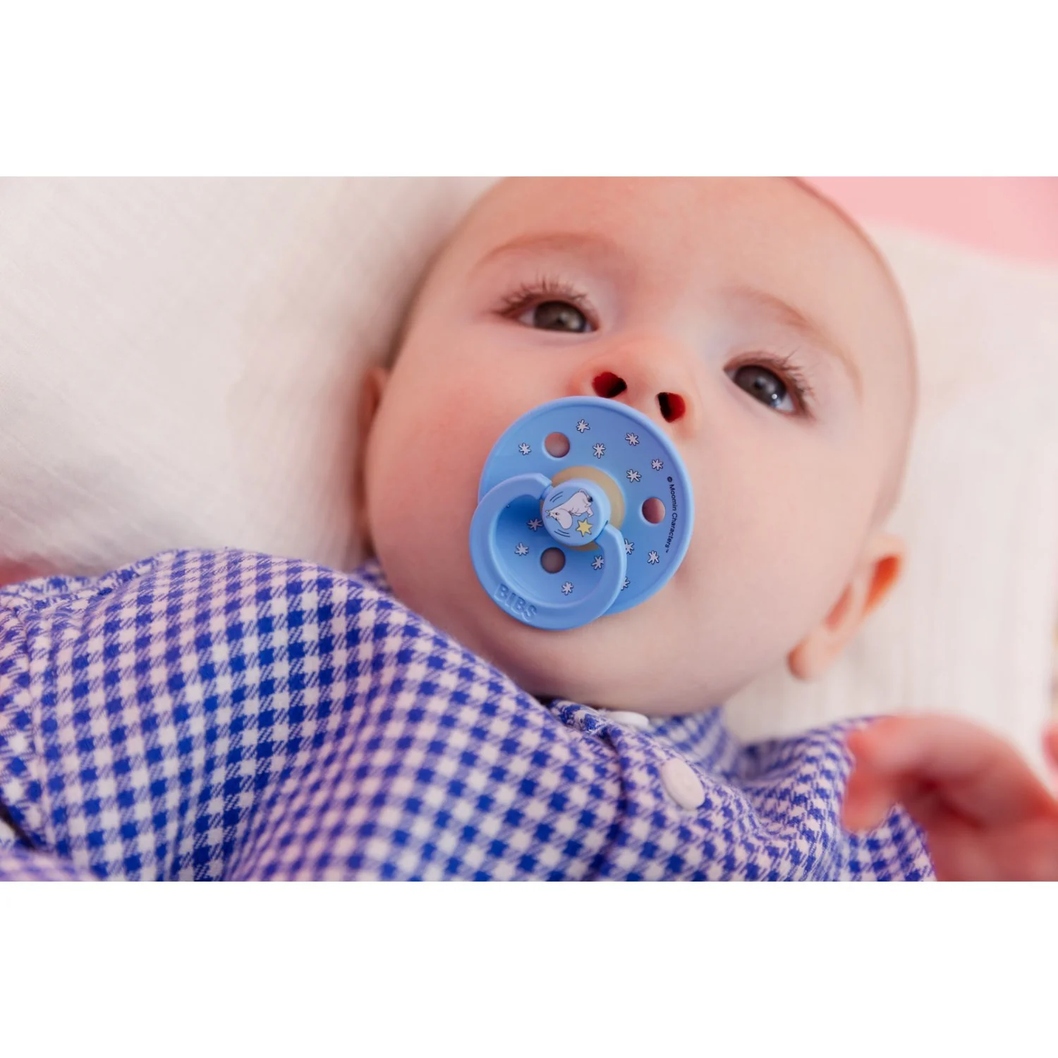 Bibs X Moomin Breeze Mix Pacifier Colour 2-Pack Good Night Latex - Image 2