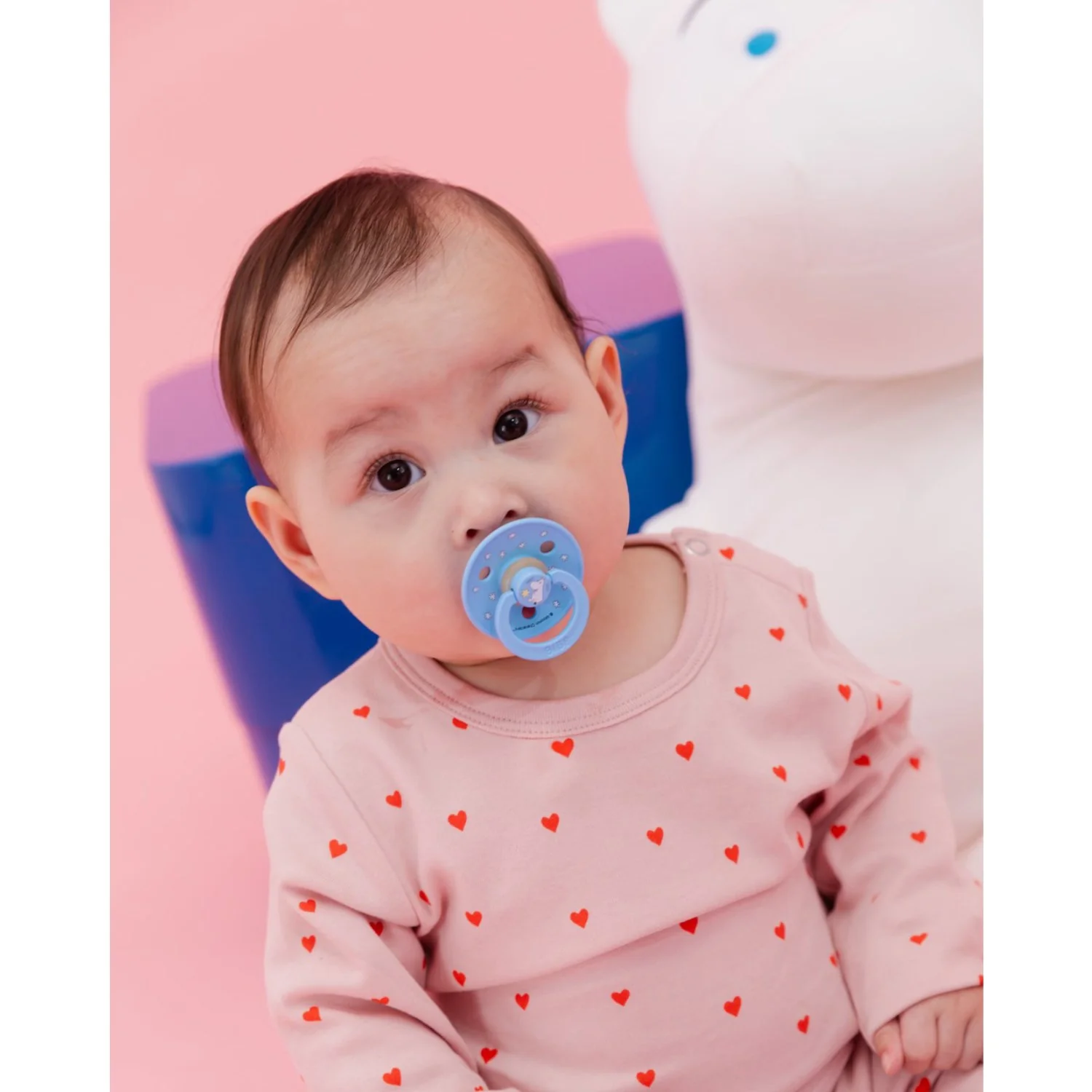 Bibs X Moomin Breeze Mix Pacifier Colour 2-Pack Good Night Latex - Image 4