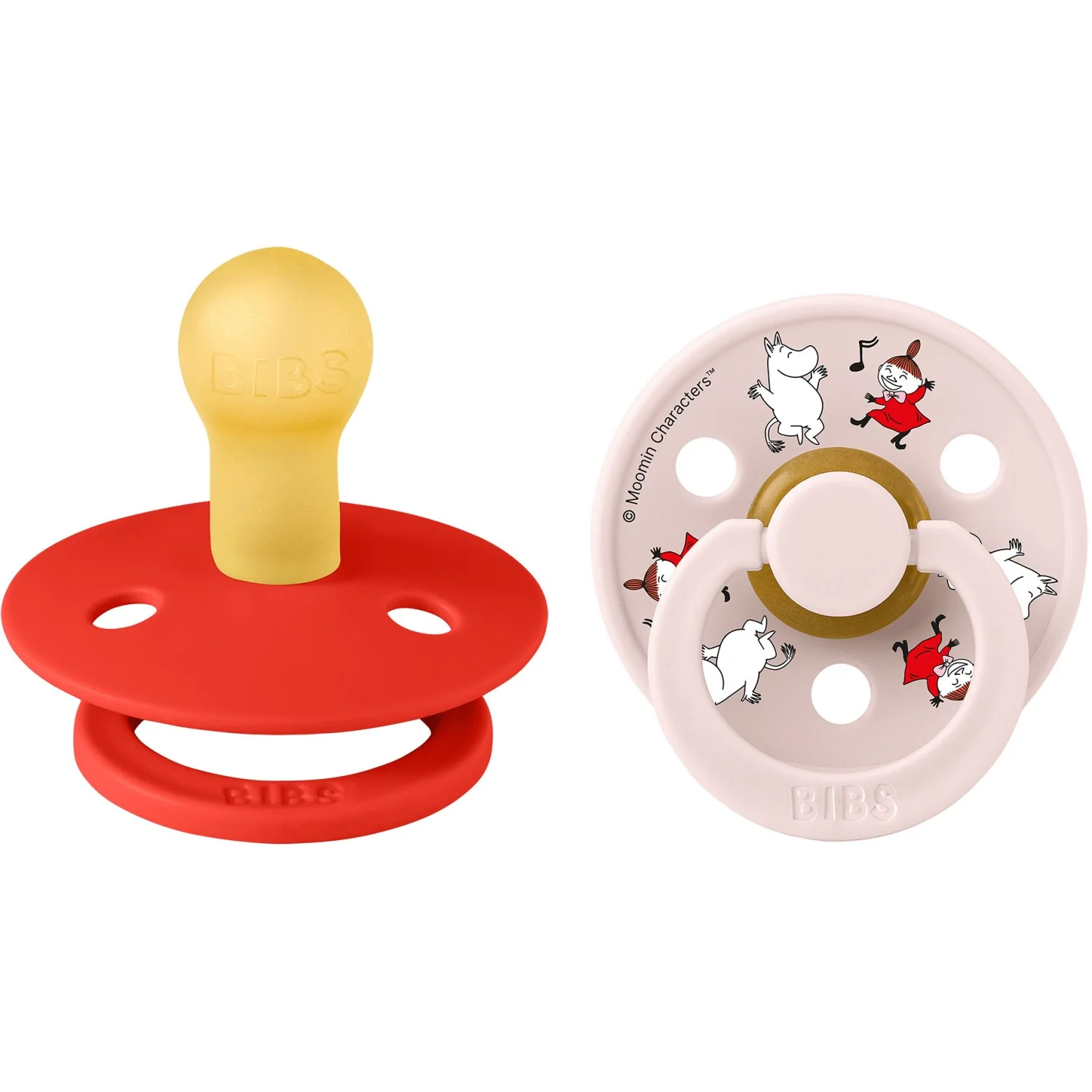 Bibs X Moomin Candy Apple Mix Pacifier Colour 2-Pack Dancing Latex - Image 9
