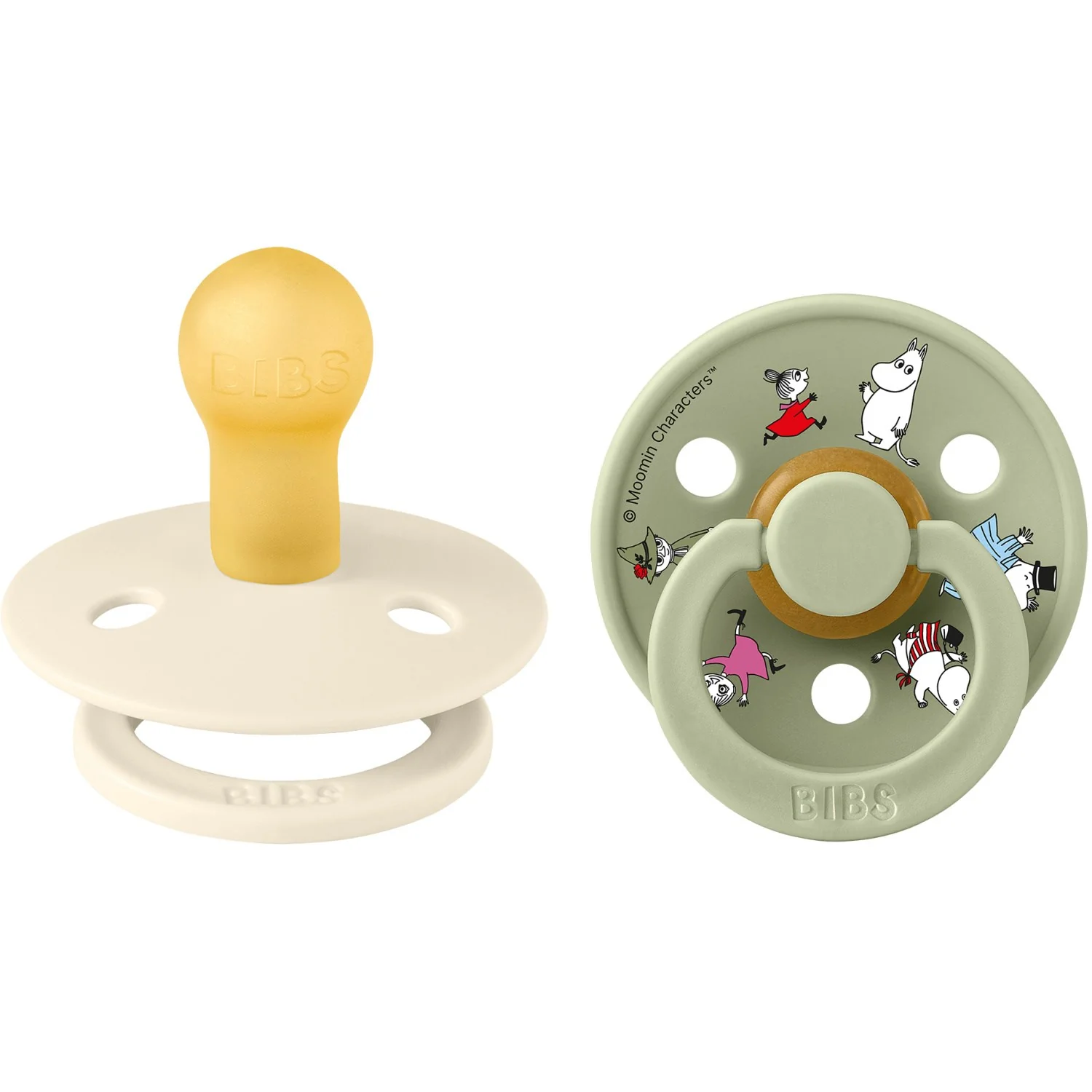 Bibs X Moomin Ivory Mix Pacifier Colour 2-Pack Friends Latex - Image 11