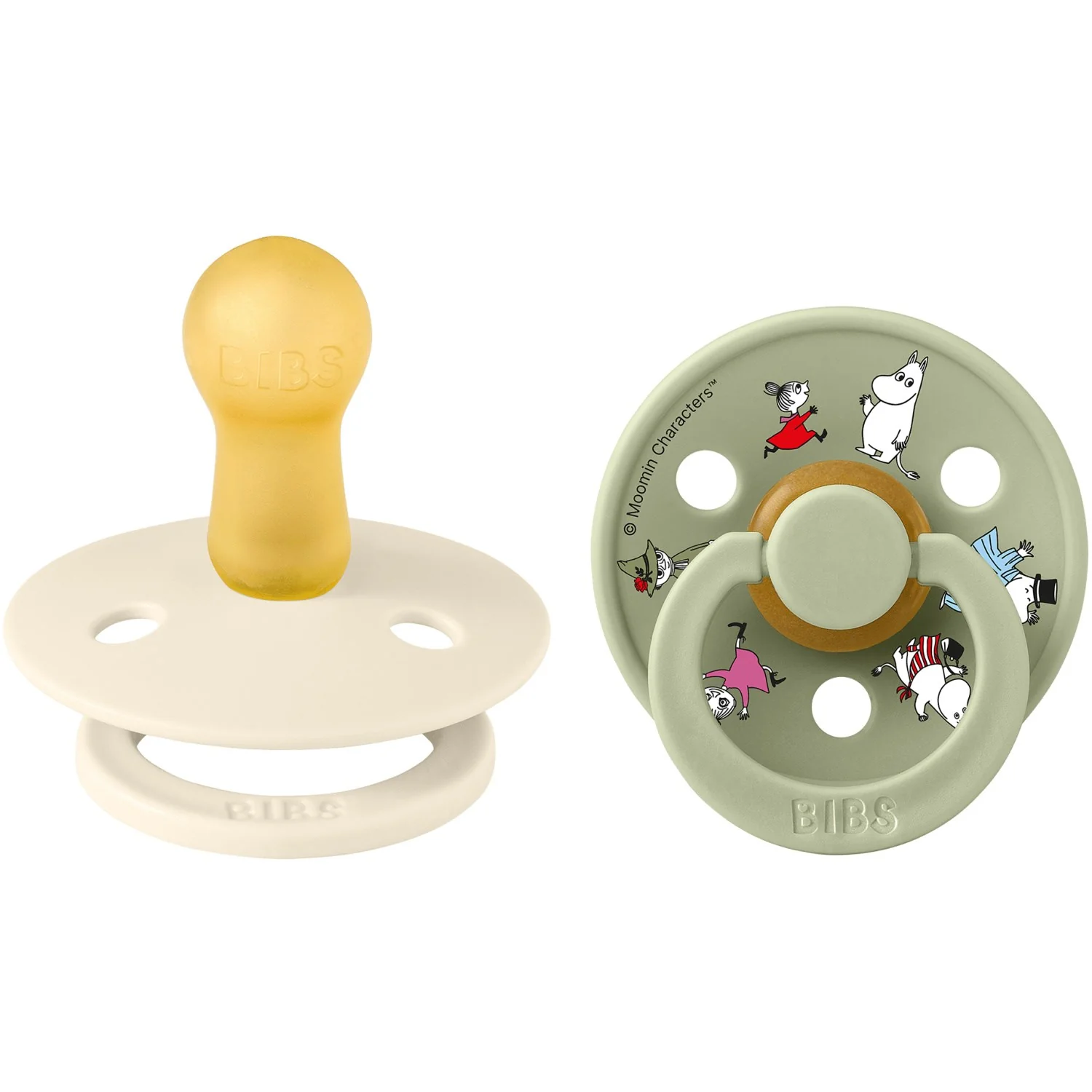 Bibs X Moomin Ivory Mix Pacifier Colour 2-Pack Friends Latex - Image 14