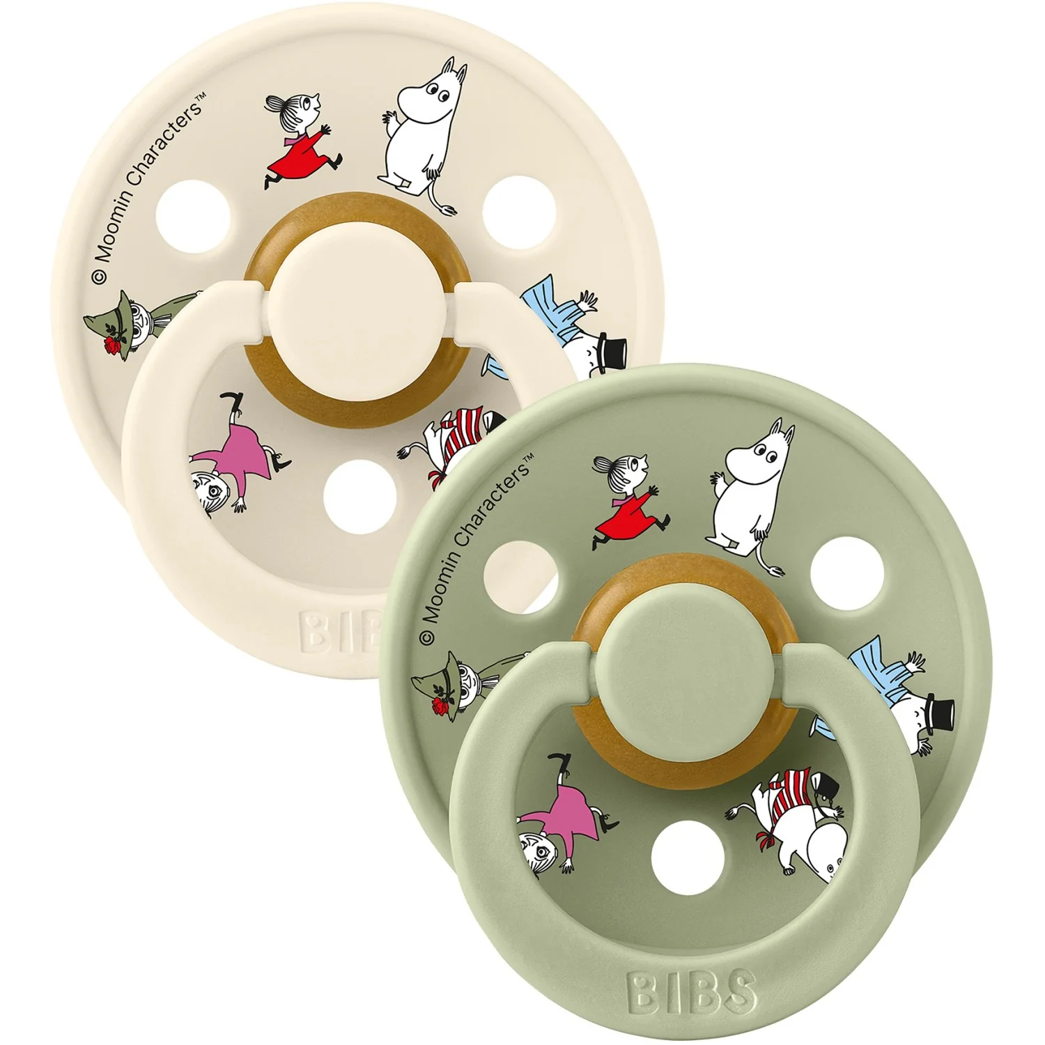 Bibs X Moomin Ivory Mix Pacifier Colour 2-Pack Friends Latex - Image 15