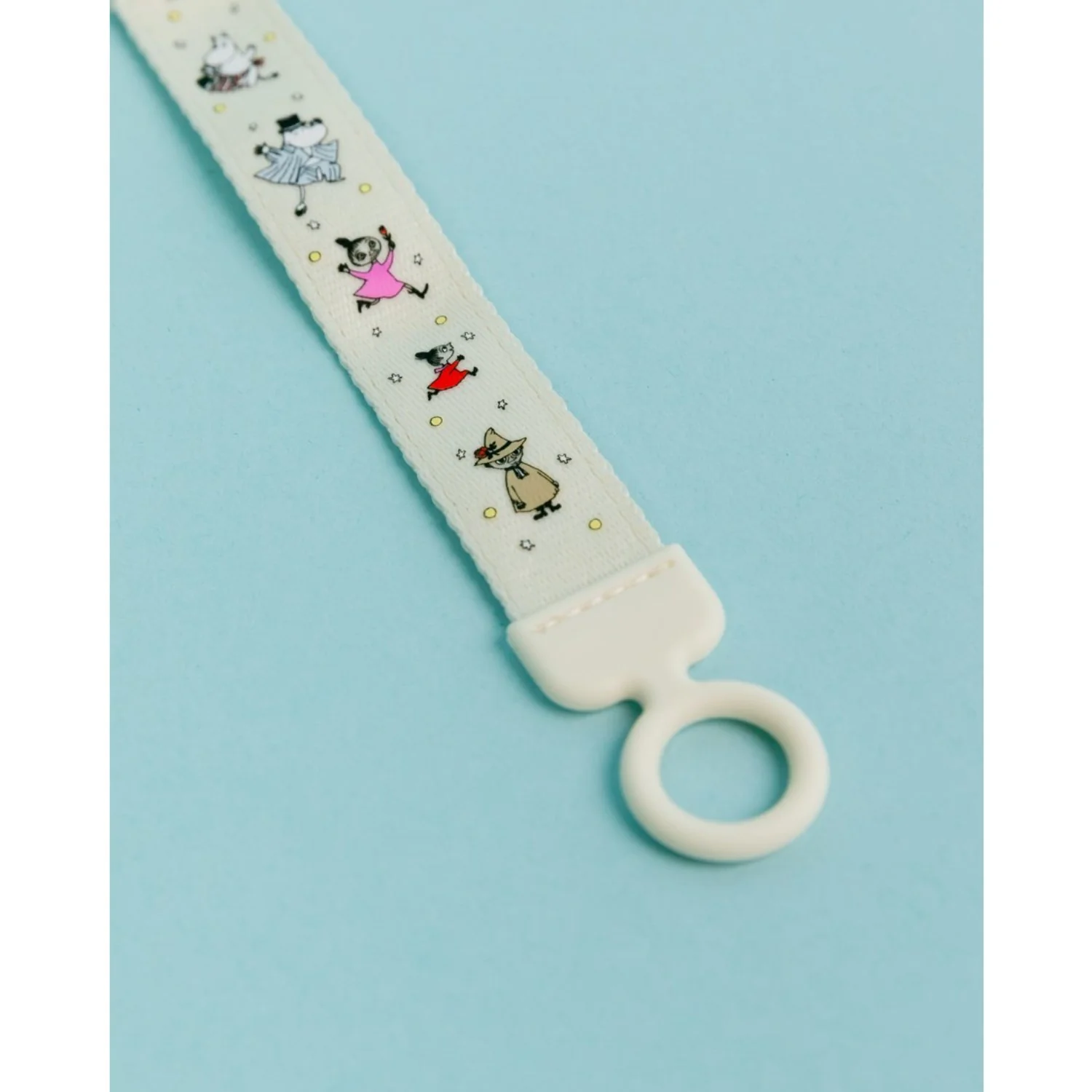 Bibs X Moomin Ivory Pacifier Clip Loop - Image 7