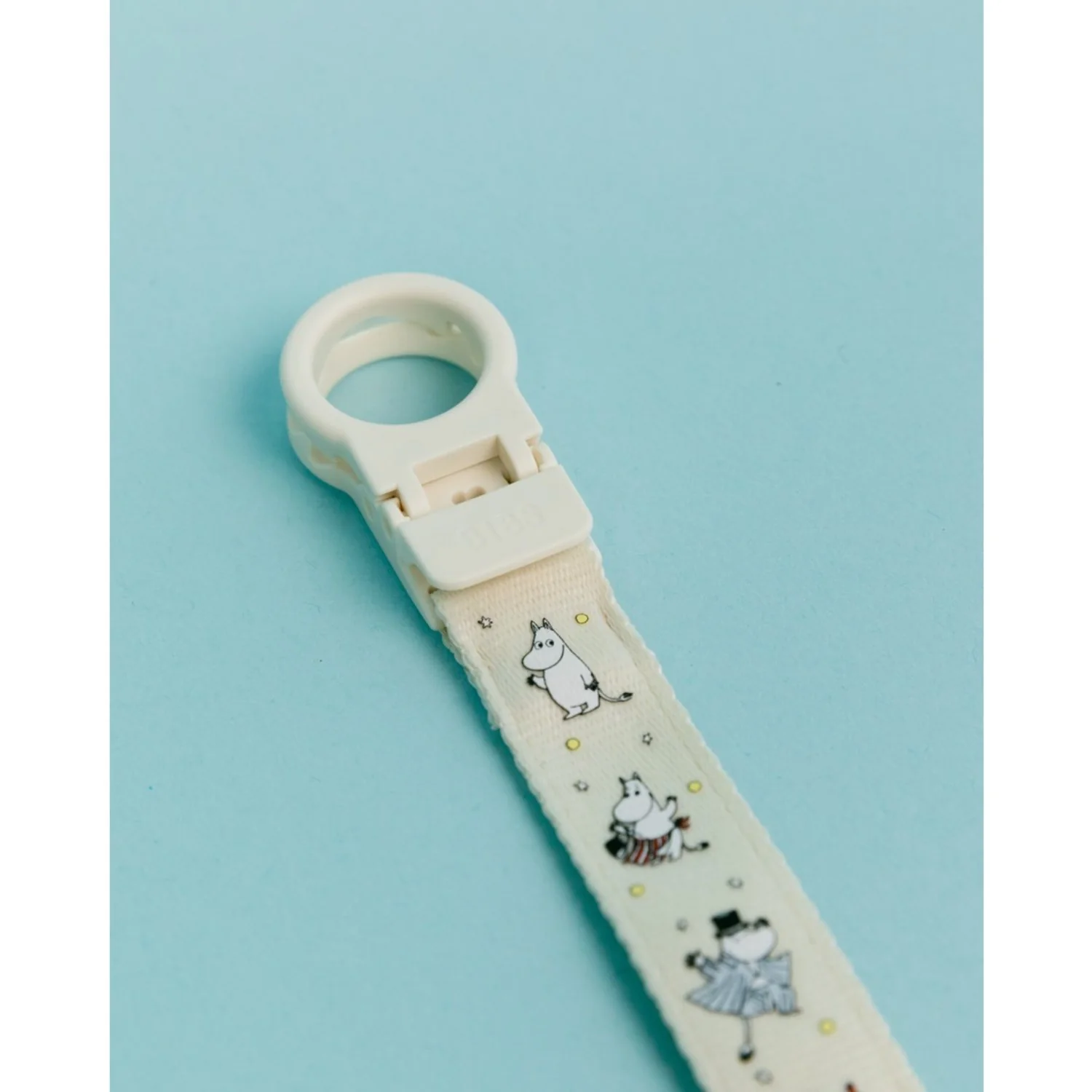 Bibs X Moomin Ivory/sage Colour Pacifier & Loop Clip Gift Set Latex - Image 9