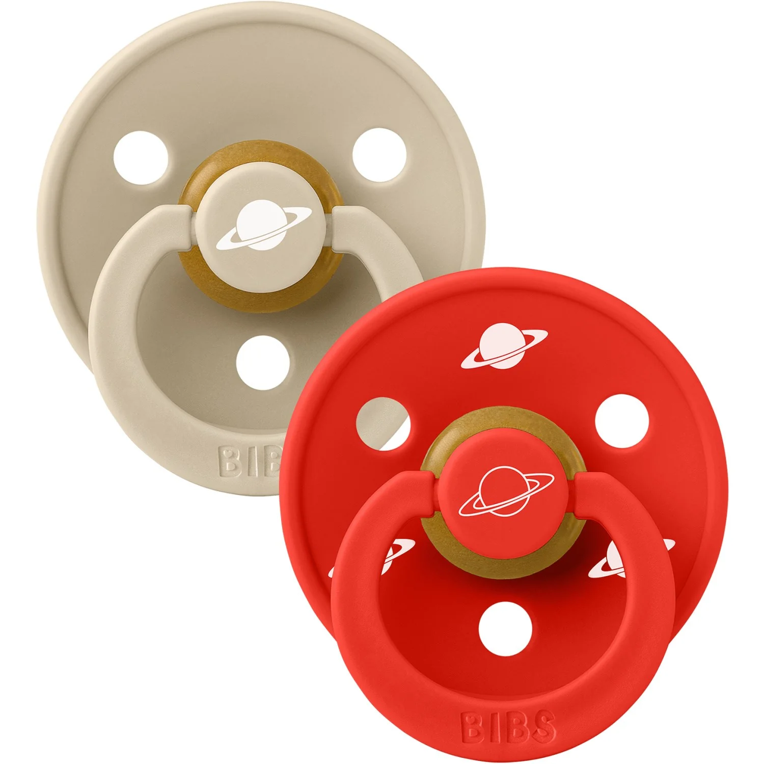 Bibs X Planet Nusa Vanilla Mix Pacifier Colour Latex 2-Pack Size 2 - Image 2
