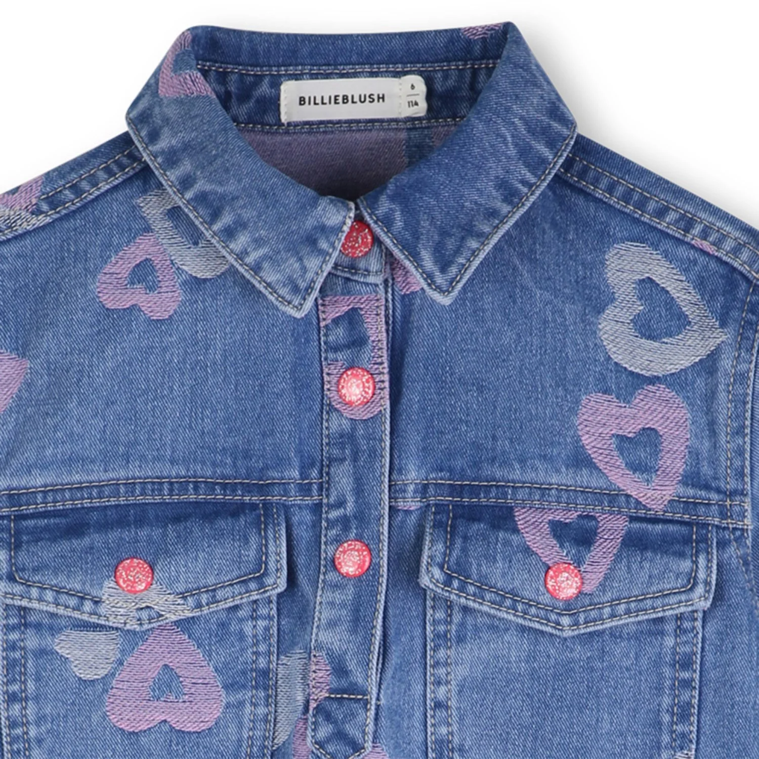 Billieblush Denim Blue Denim Dress - Image 3