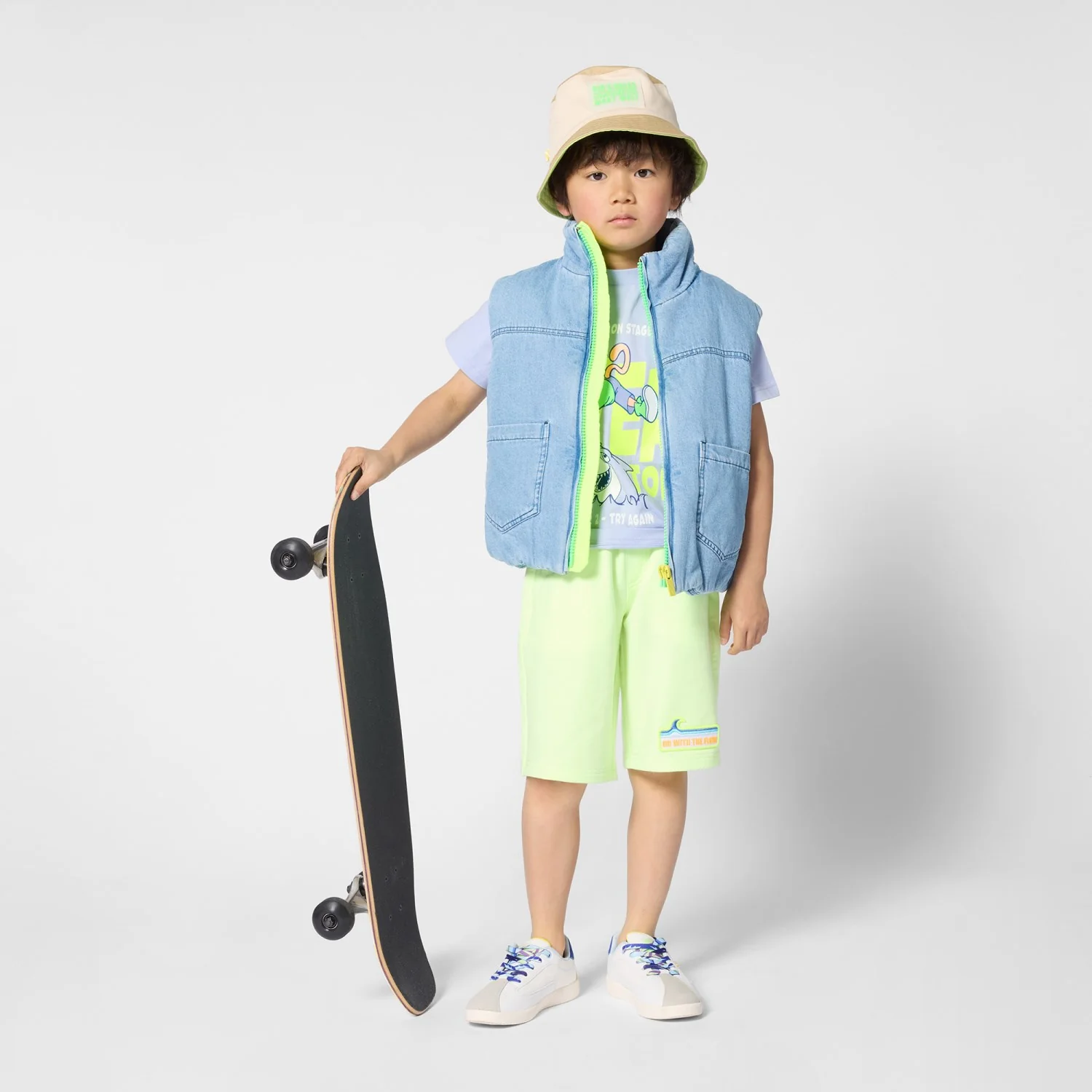 Billieblush Ivory Bucket Hat - Image 4