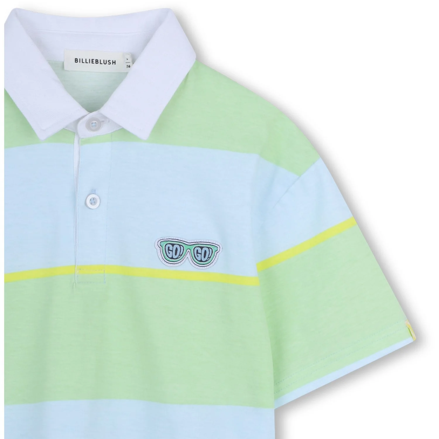 Billieblush Sea-Green Short Sleeve Polo - Image 2