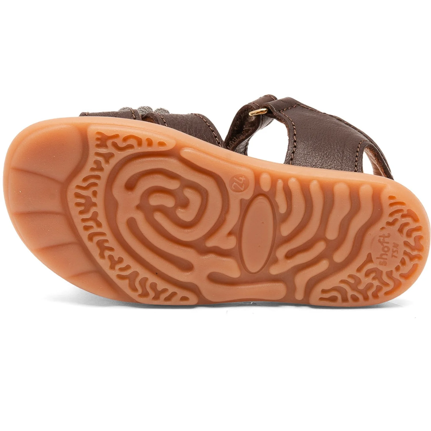 Bisgaard Dark Brown Barefoot Oya Sandal - Image 3