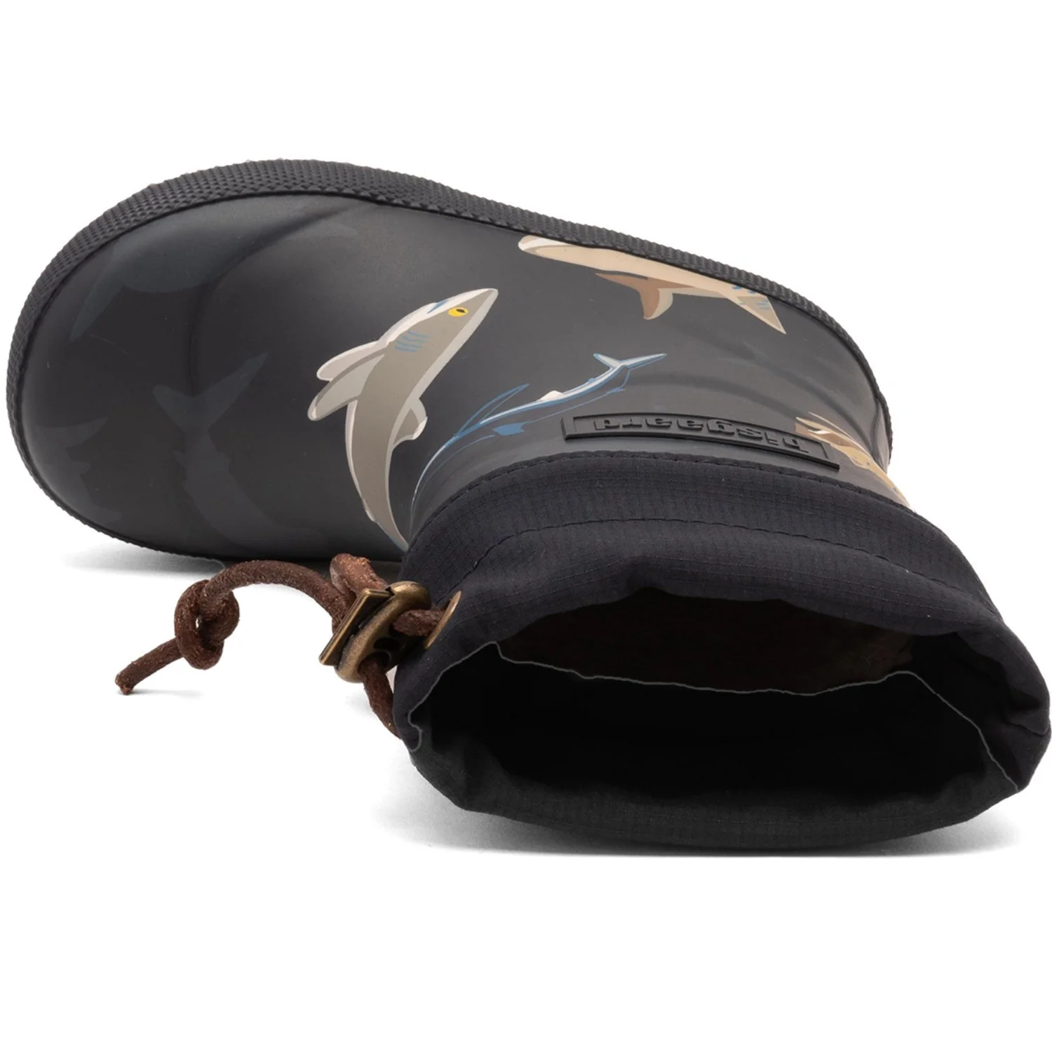 Bisgaard Deep Blue Shark Thermo Rubber Boot - Image 2
