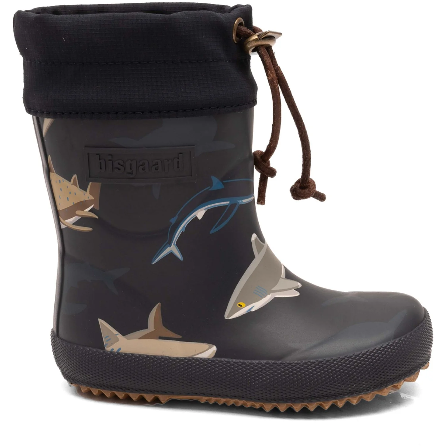 Bisgaard Deep Blue Shark Thermo Rubber Boot - Image 4