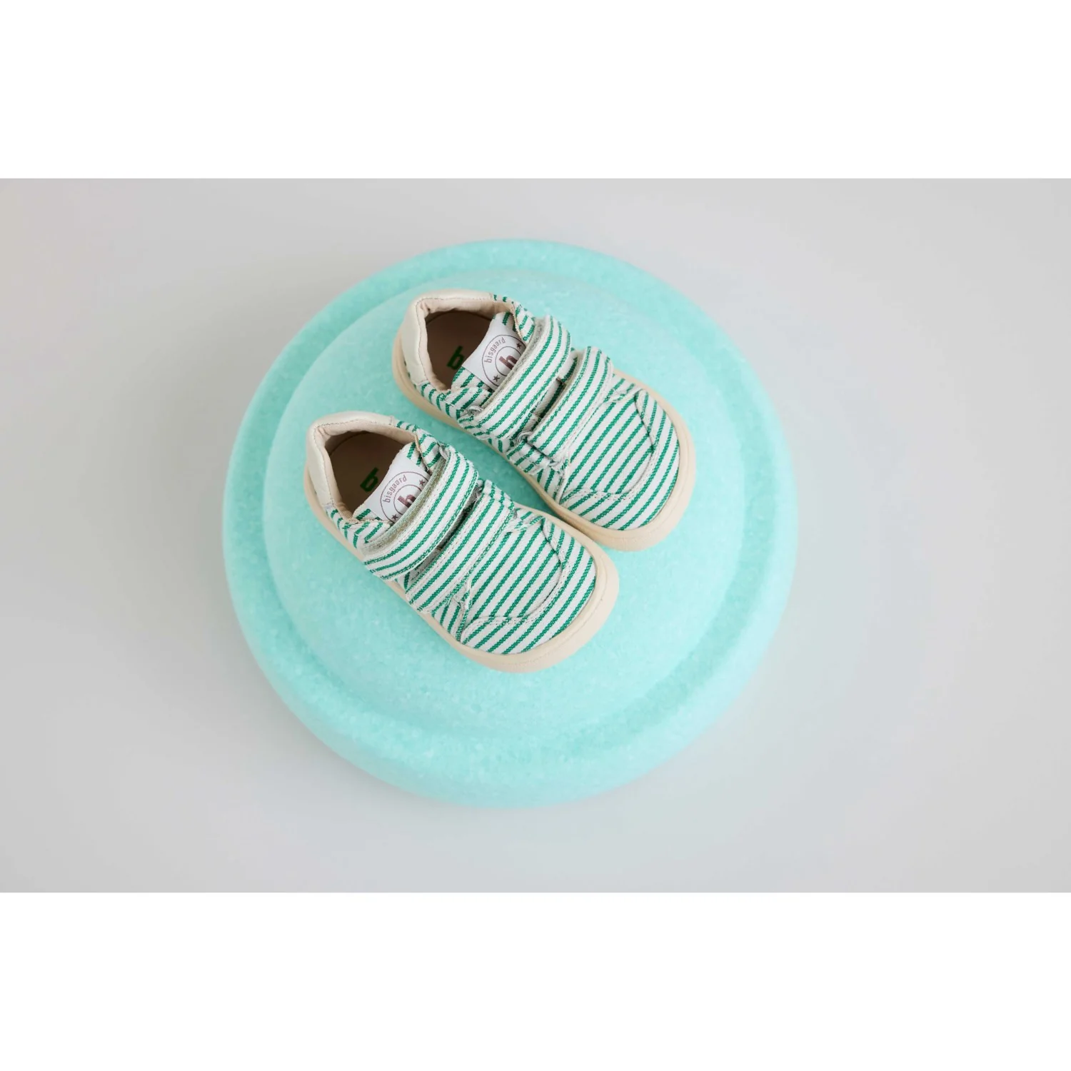 Bisgaard Green Barefoot Skipper First Step Shoe - Image 2