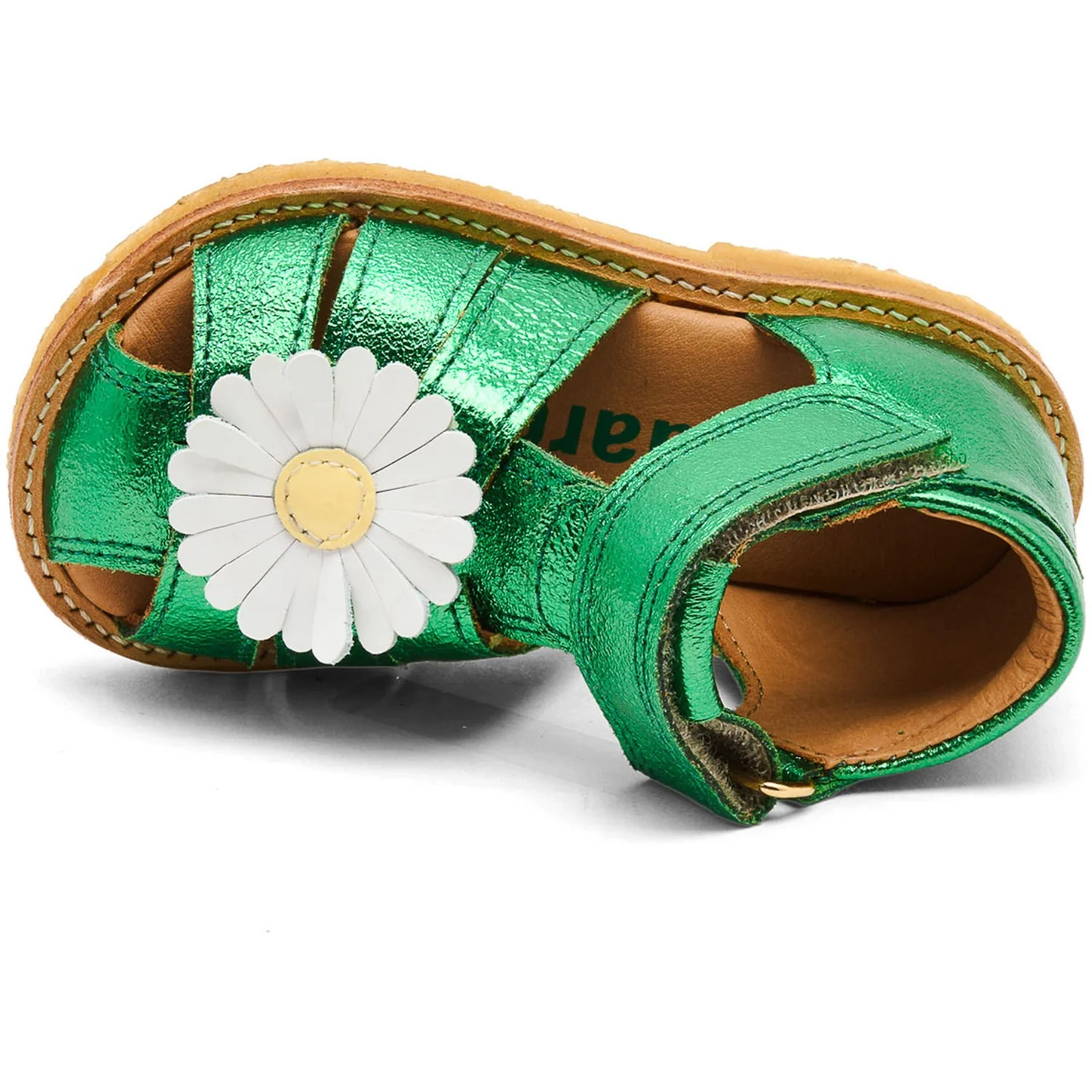 Bisgaard Green Metallic Kaia Sandal - Image 2