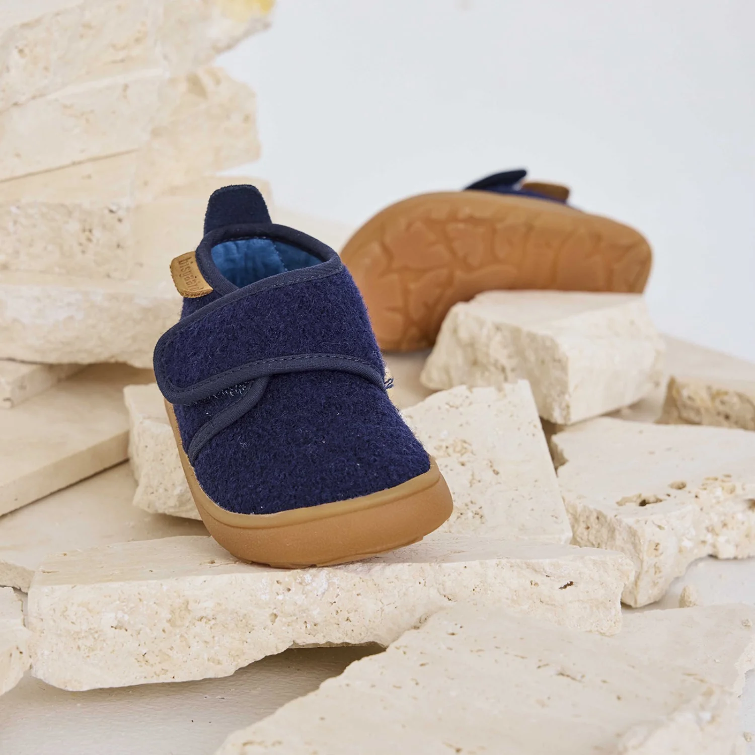 Bisgaard Navy Barefoot Basic Home Shoe - Image 2