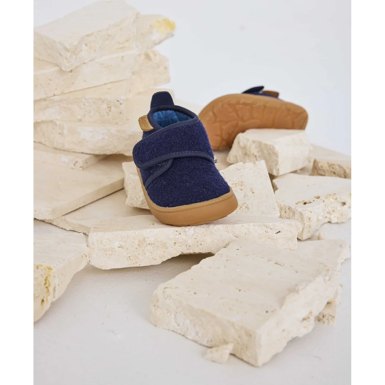 Bisgaard Navy Barefoot Basic Home Shoe - Image 4