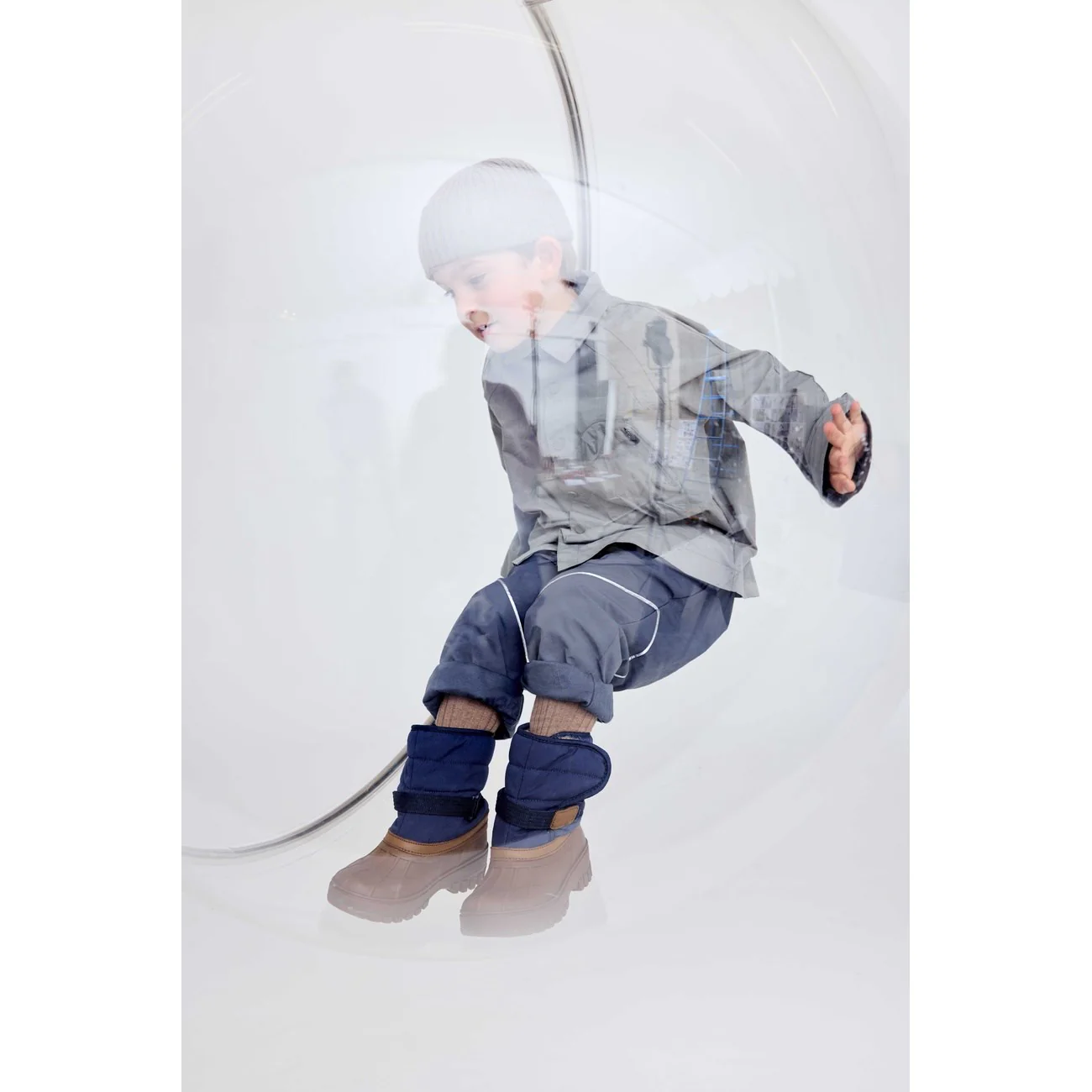 Bisgaard Navy Pacson Boot - Image 3
