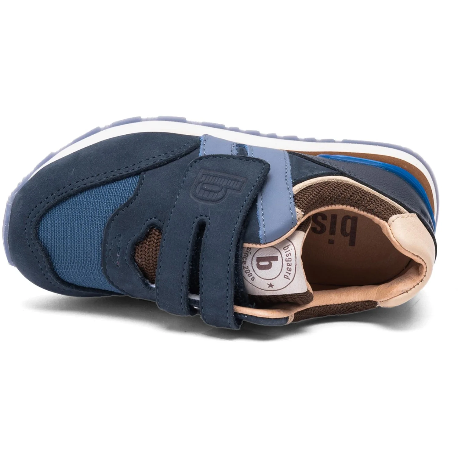 Bisgaard Navy Winston Velcro Shoe - Image 2
