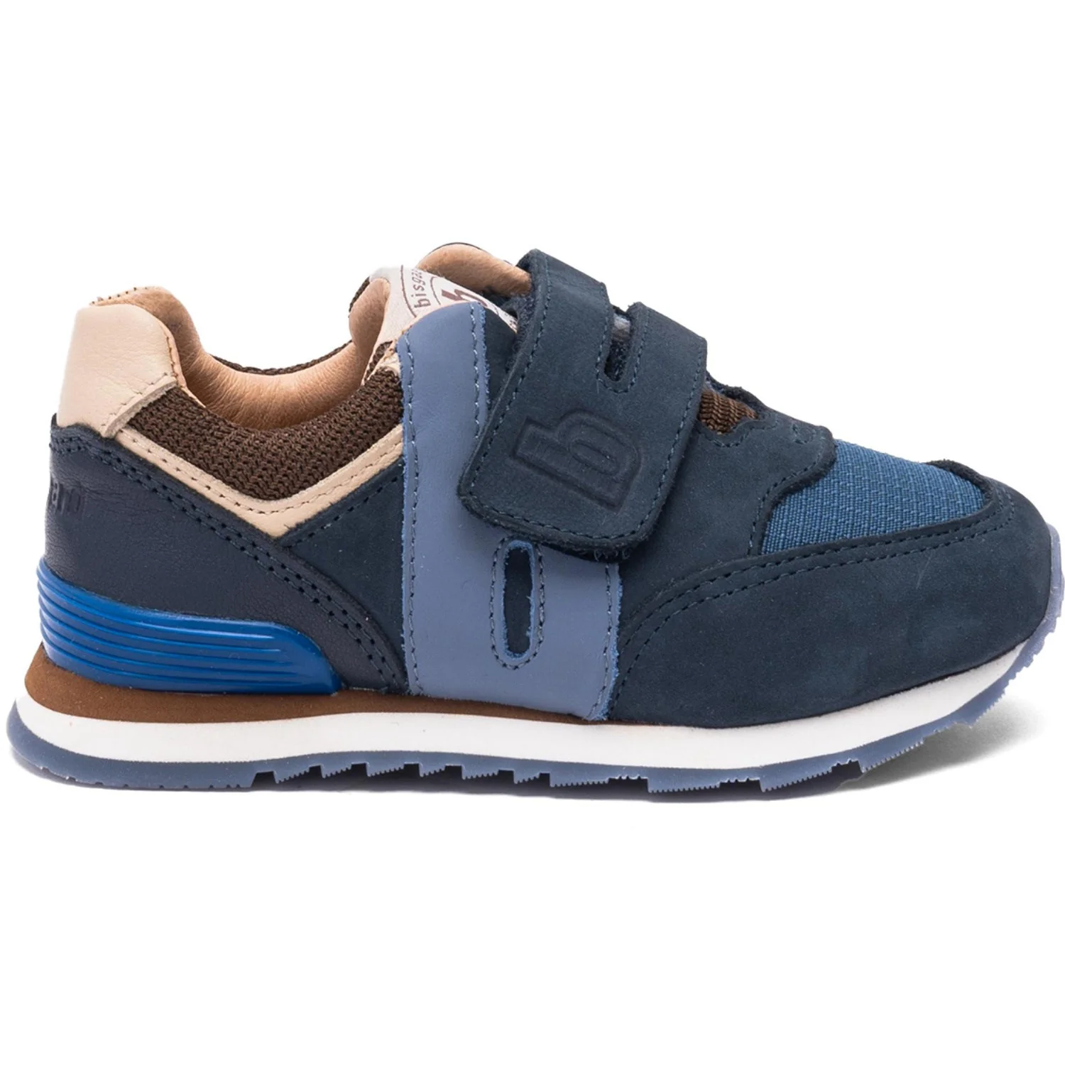 Bisgaard Navy Winston Velcro Shoe - Image 4