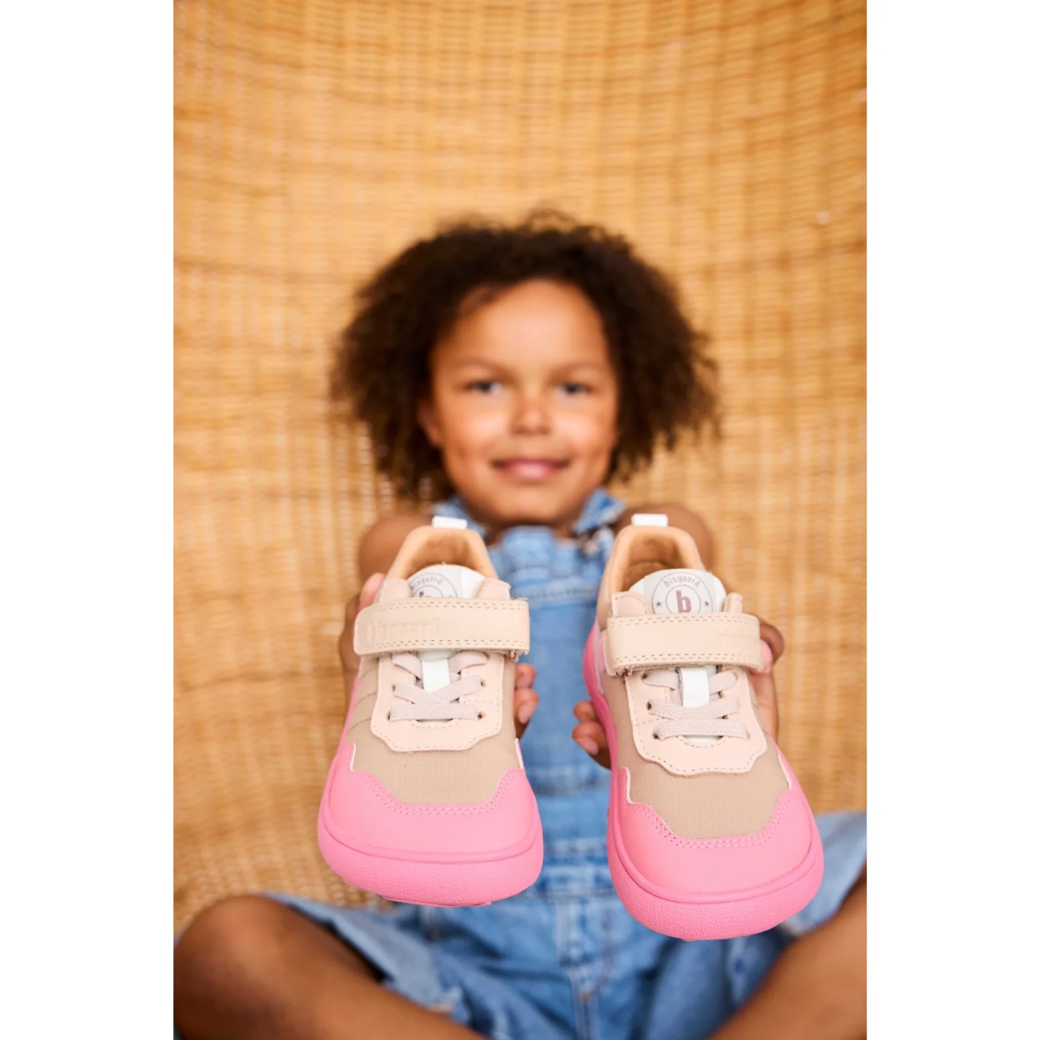 Bisgaard Pink Barefoot Baloo Velcro Shoe - Image 6
