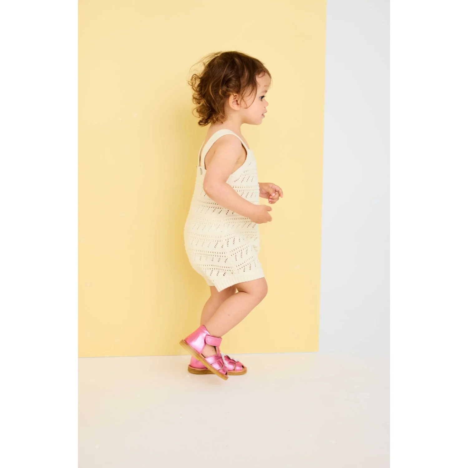 Bisgaard Pink Metallic Kaia Sandal - Image 14