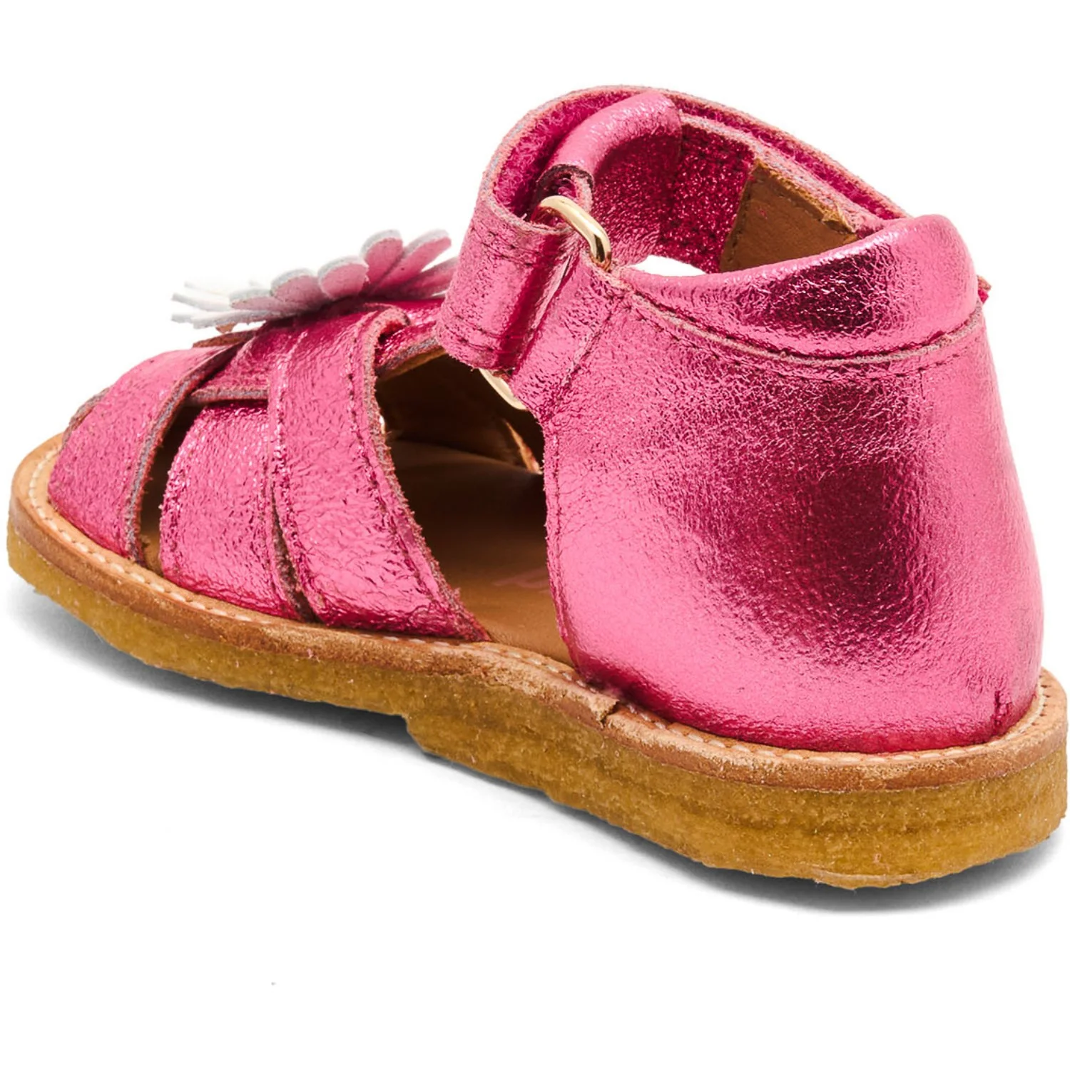 Bisgaard Pink Metallic Kaia Sandal - Image 3
