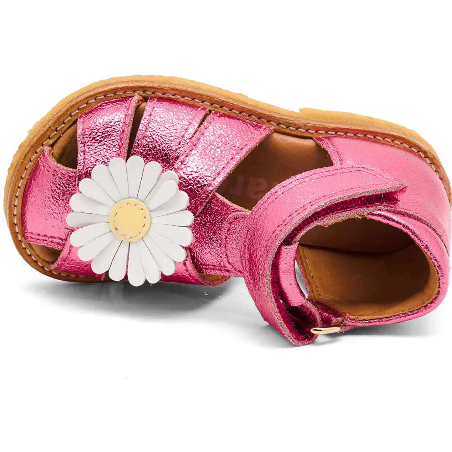 Bisgaard Pink Metallic Kaia Sandal - Image 4
