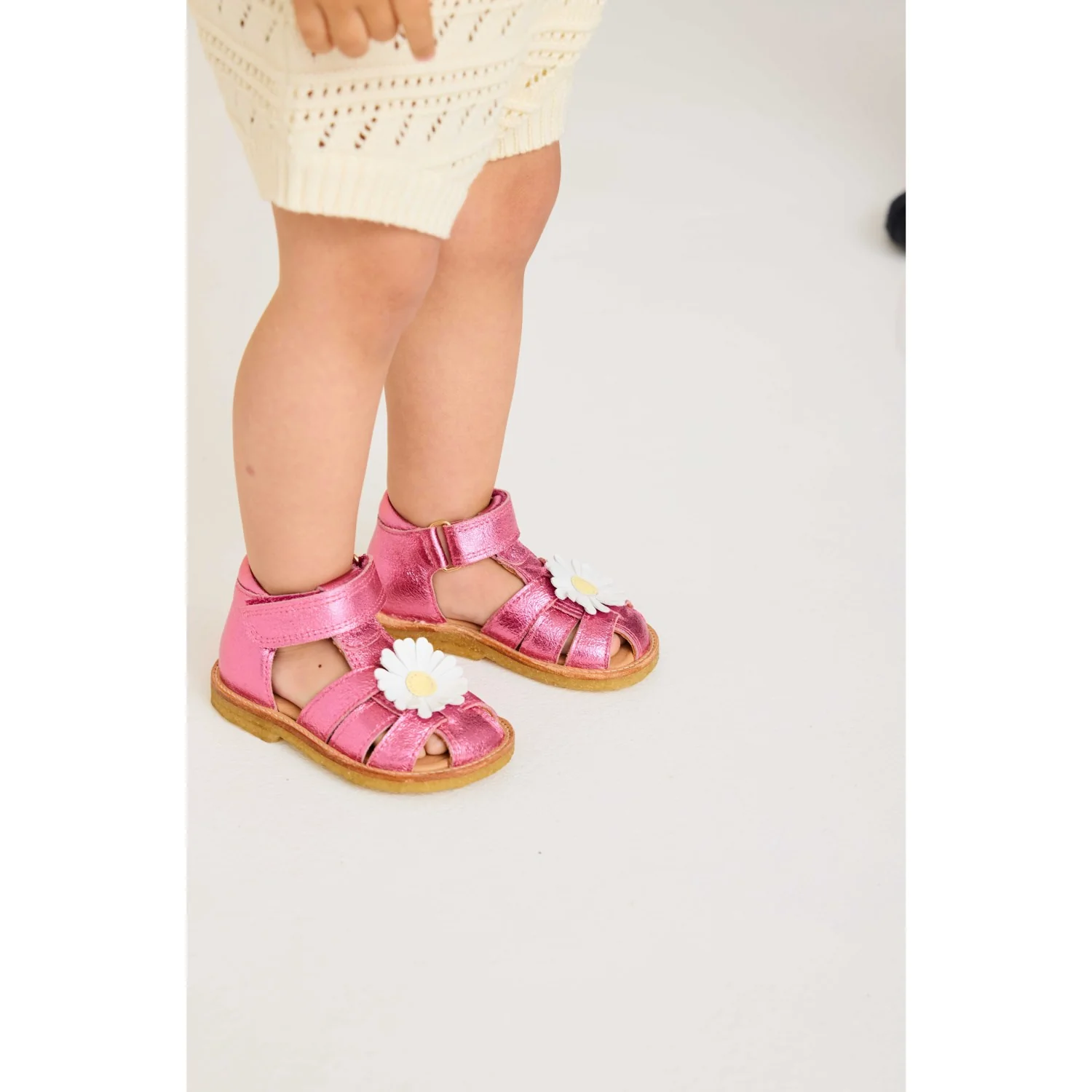 Bisgaard Pink Metallic Kaia Sandal - Image 9