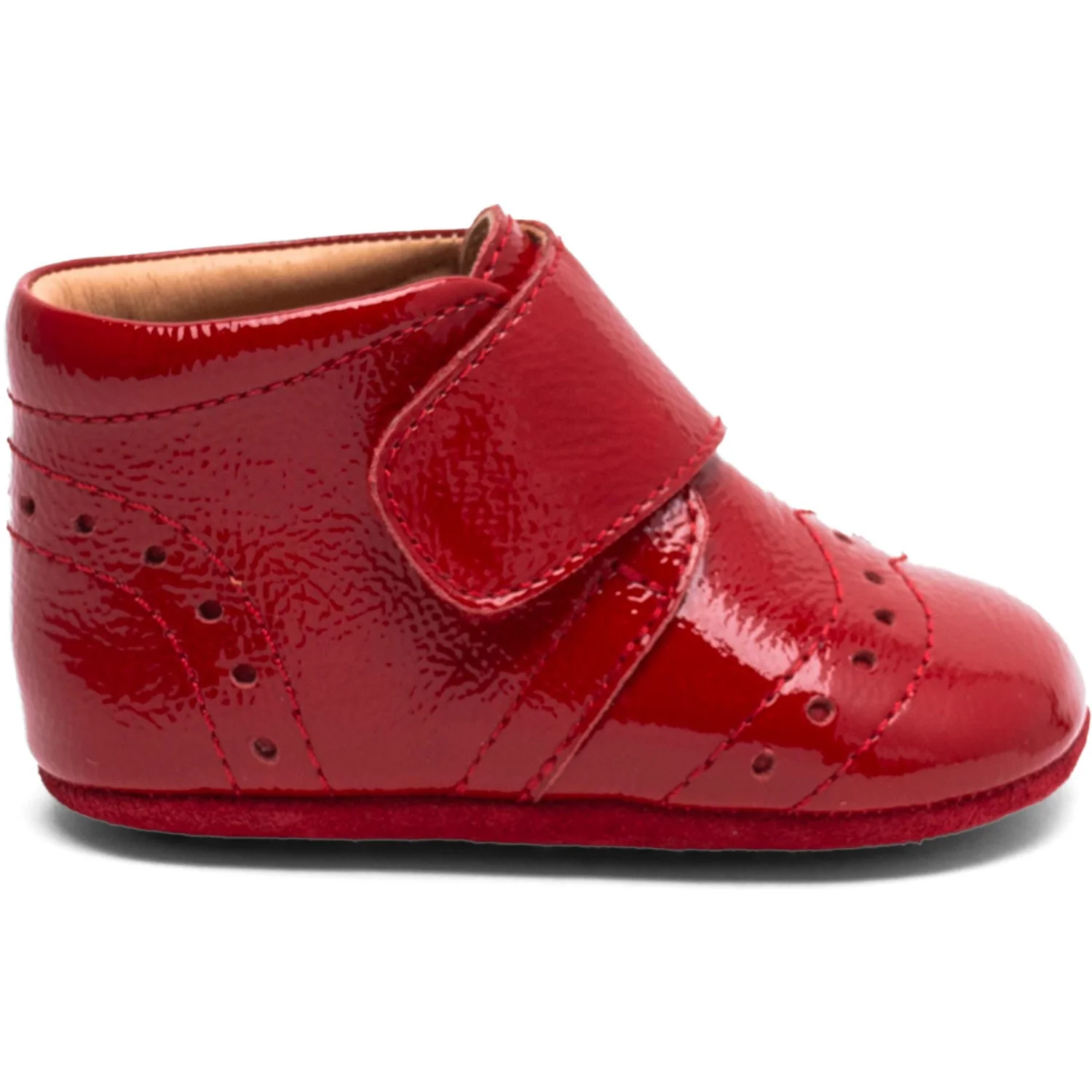 Bisgaard Red Patent Petit Home Shoe - Image 4