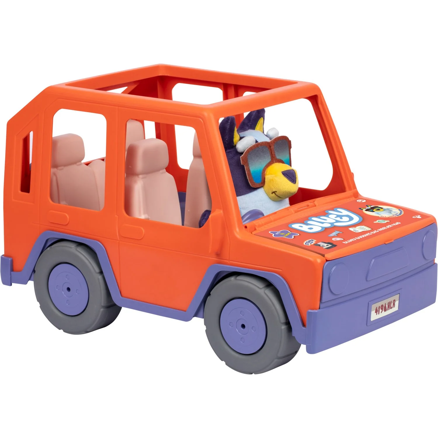 Bluey Big Heeler Car 4WD W/plush - Image 11