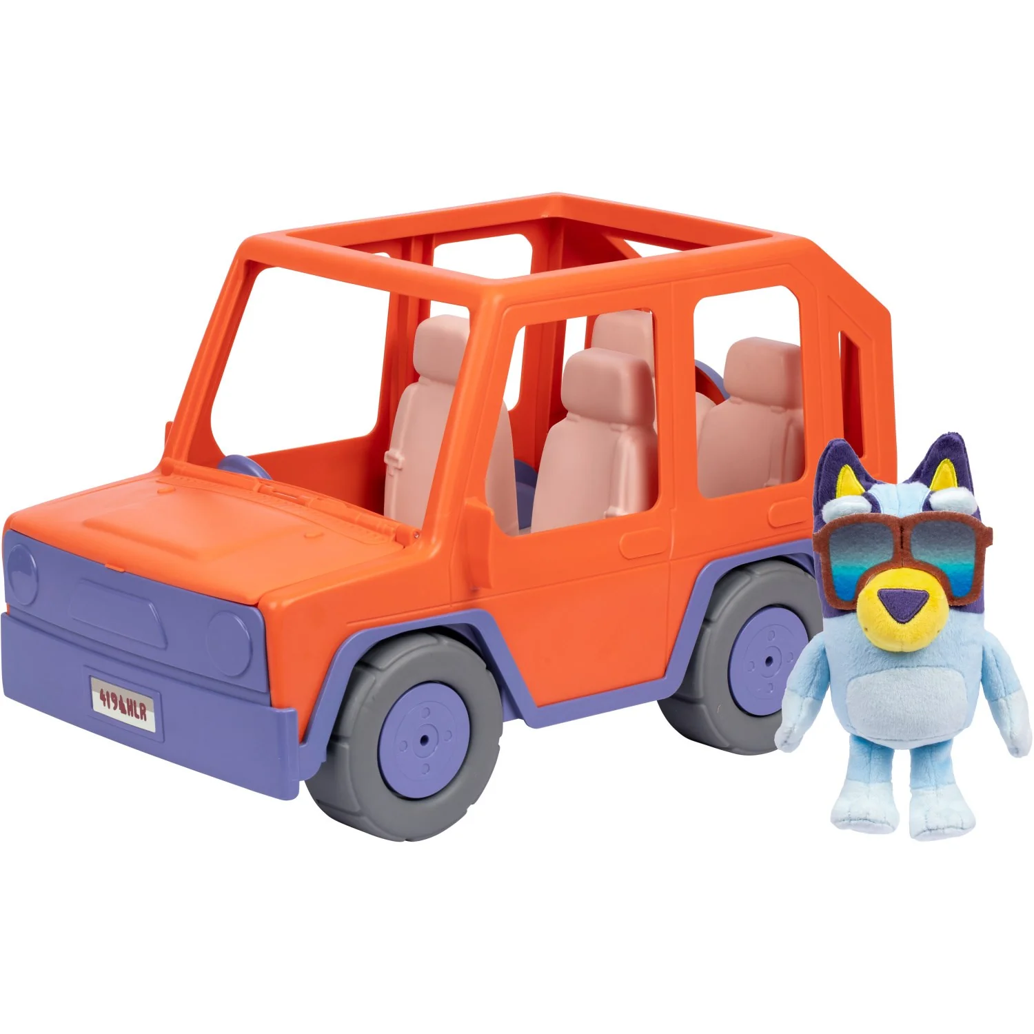 Bluey Big Heeler Car 4WD W/plush - Image 5