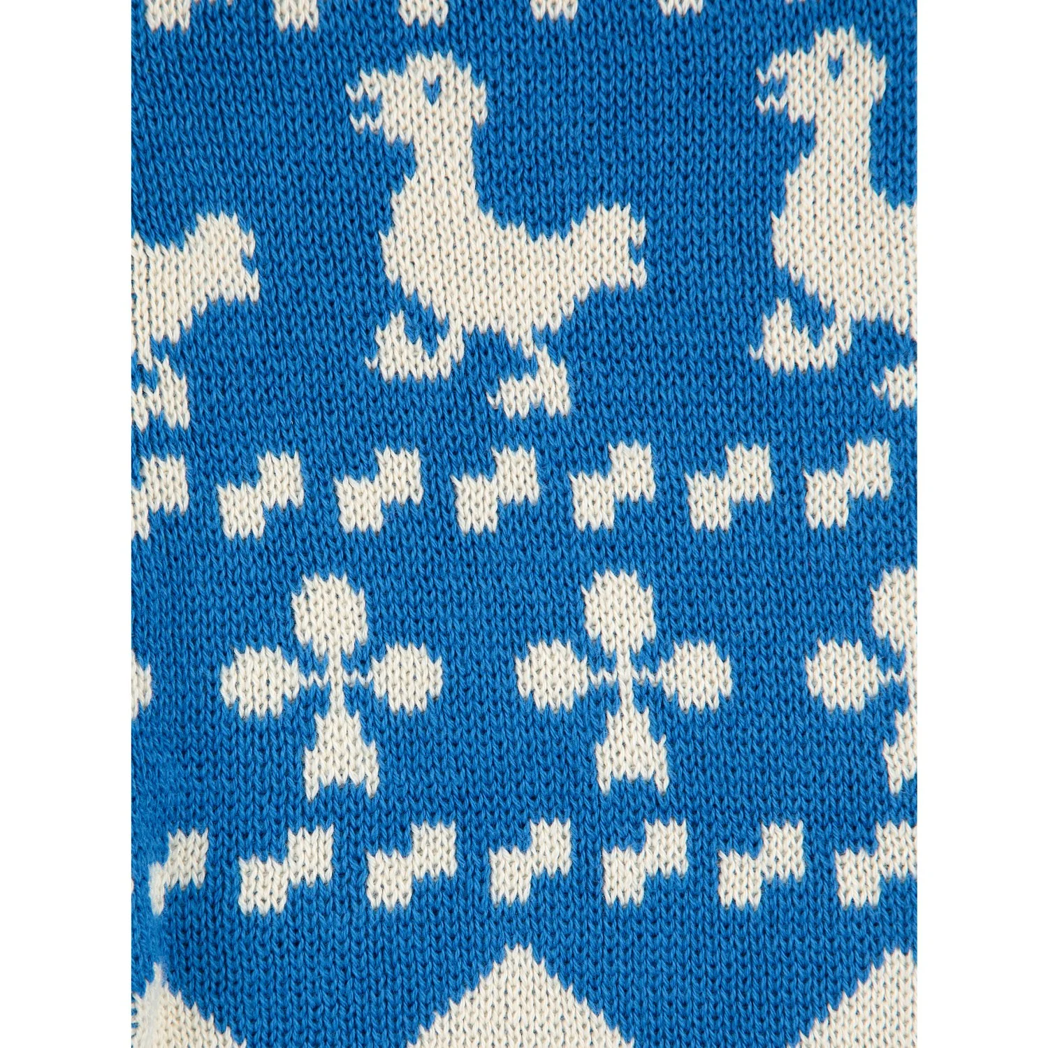 Bobo Choses Blue Farm All Over Knitted Pants - Image 4