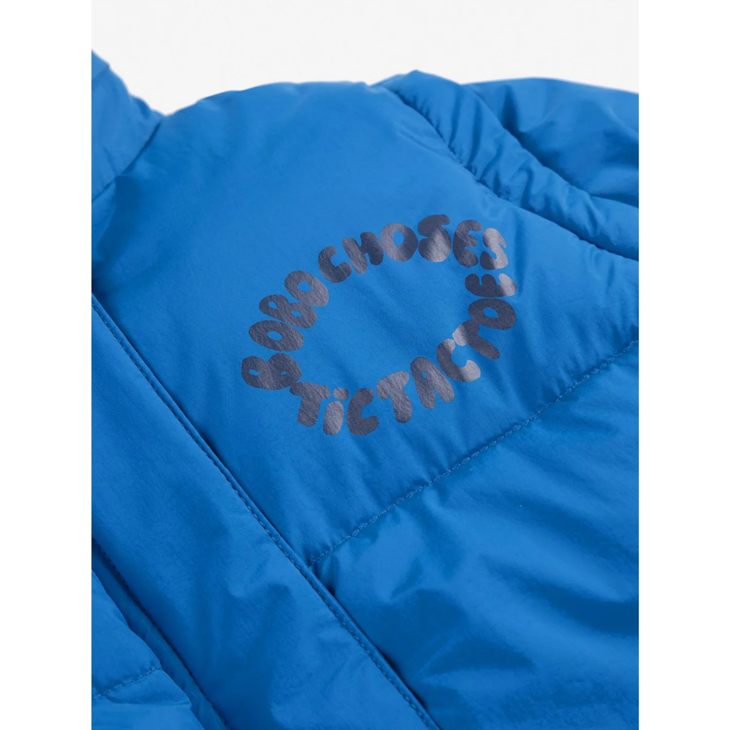 Bobo Choses Blue Tic Tac Toe Padded Anorak - Image 6
