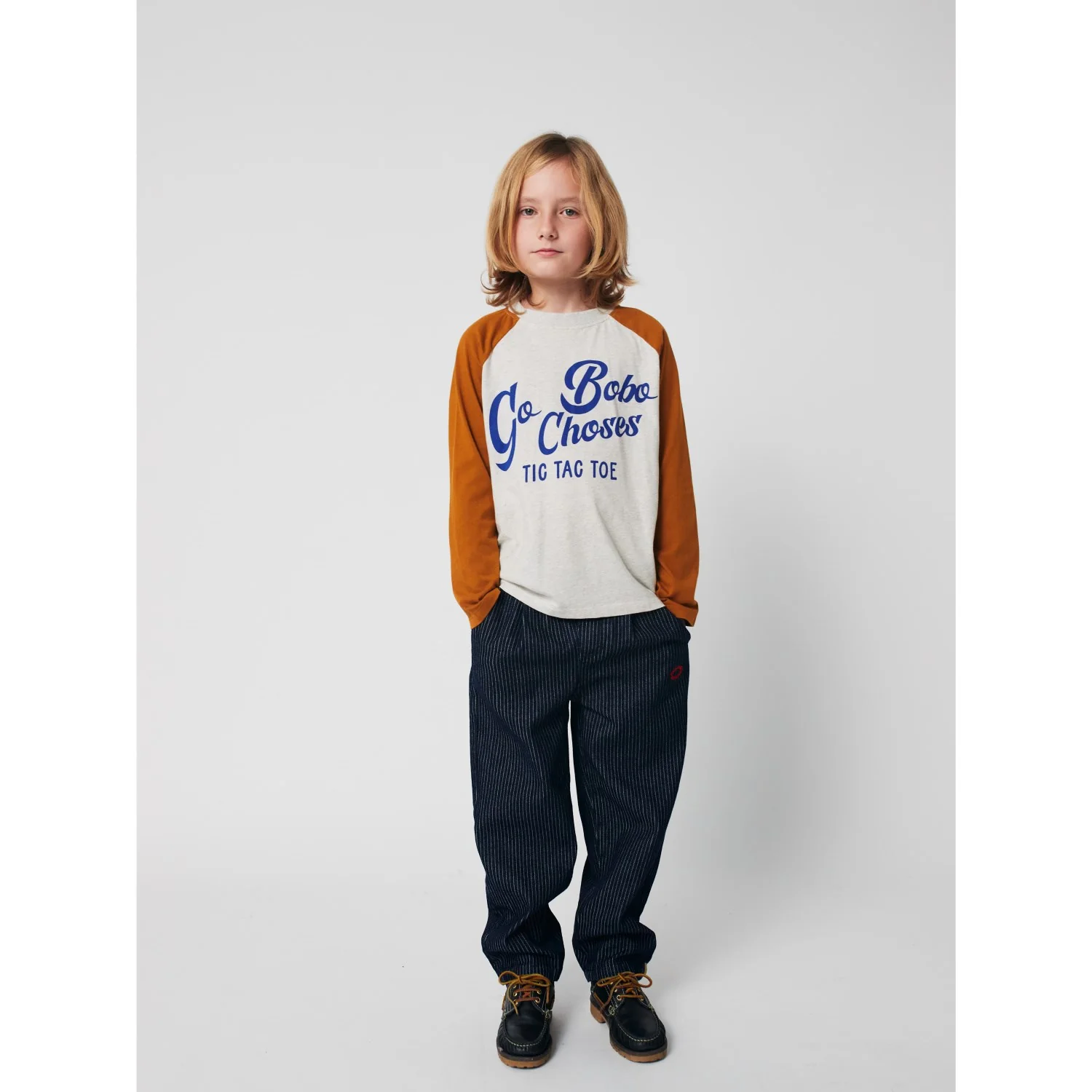 Bobo Choses Brown Go Bobo Ranglan Sleeves T-Shirt - Image 4