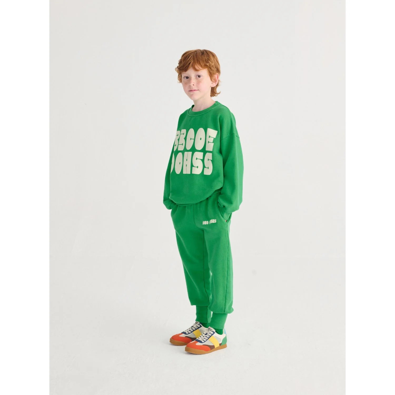 Bobo Choses Green Bobo Choses Modern Sweatshirt - Image 5