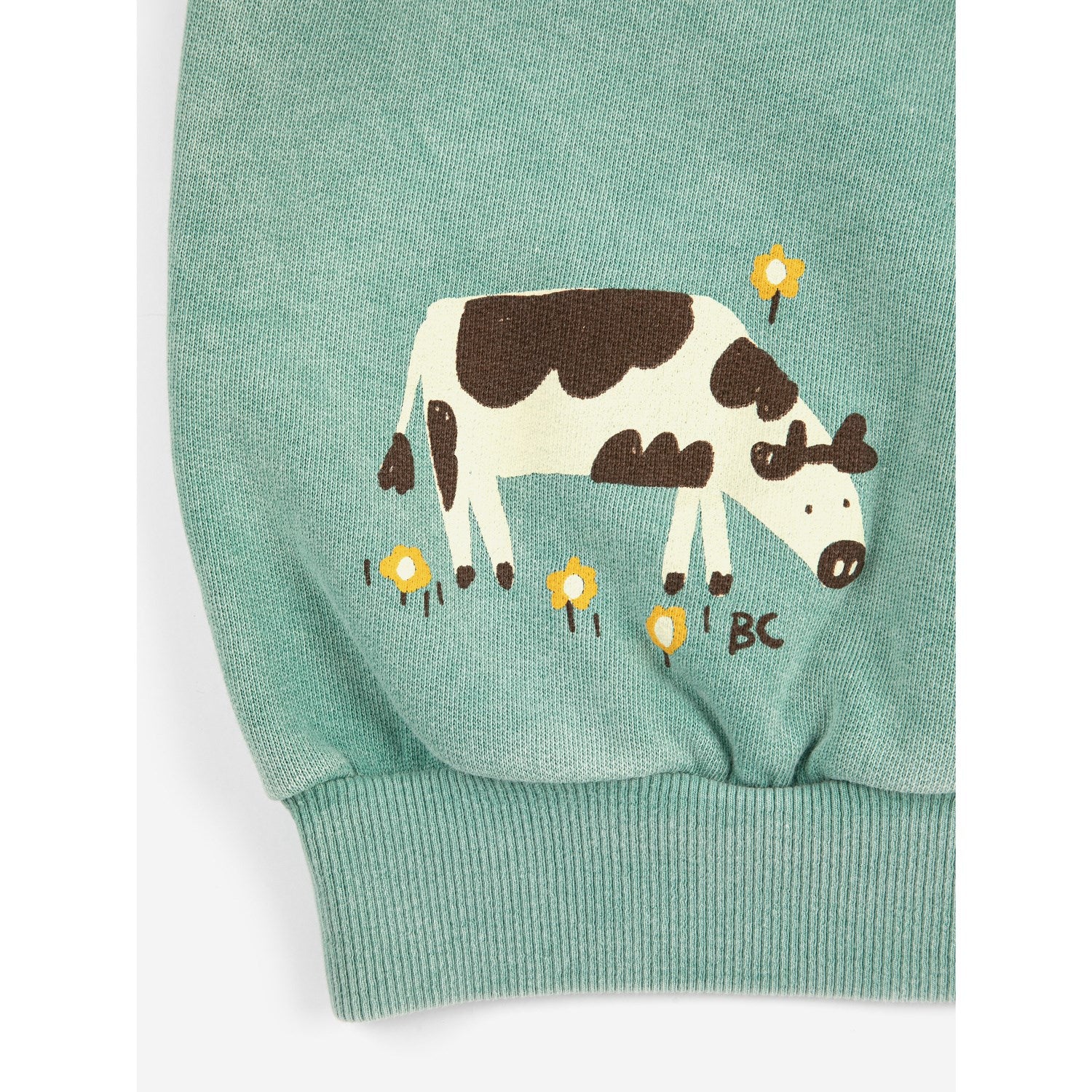 Bobo Choses Green Farm Adventure Sweatshirt - Image 4